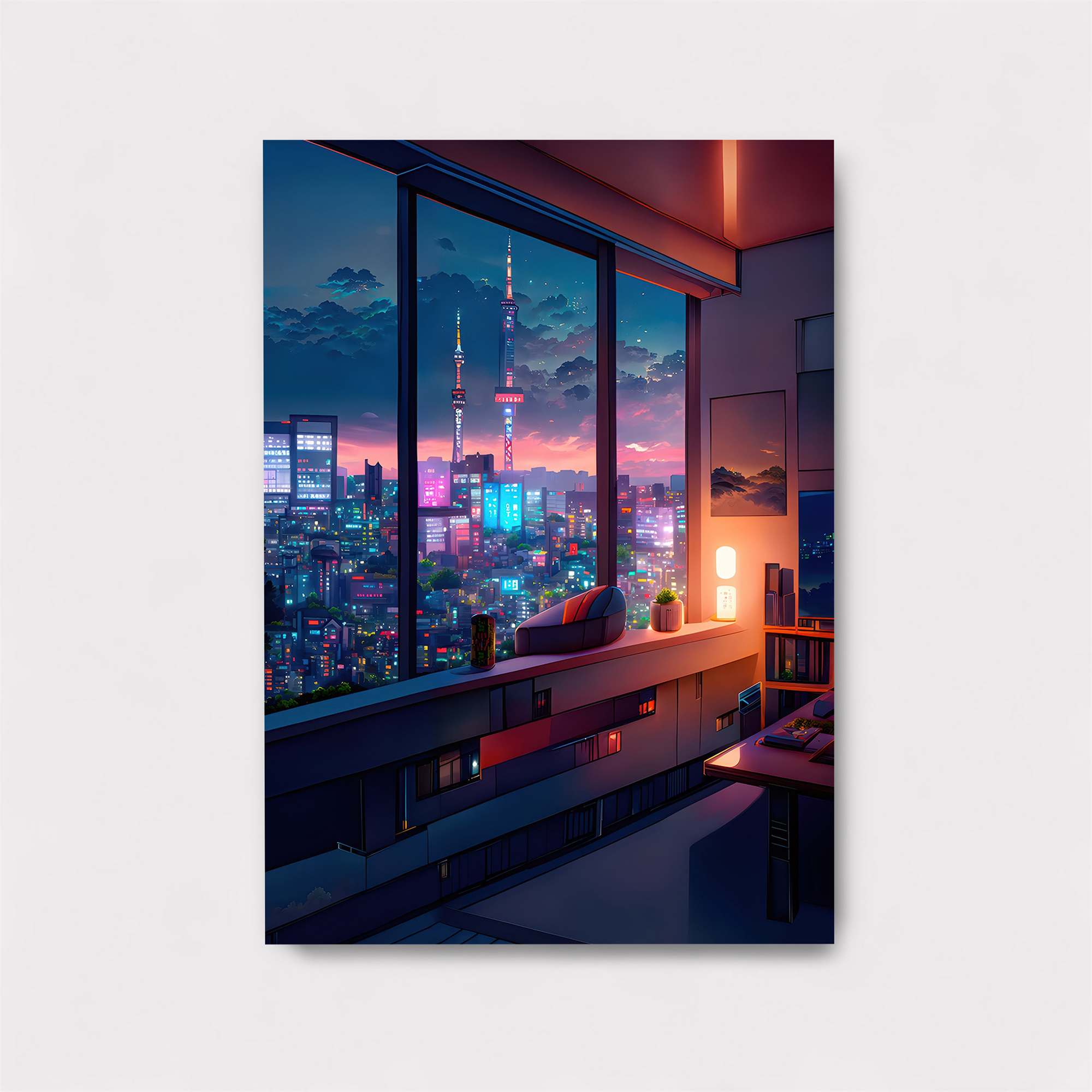 Tokyo Twilight Safe Wall Magnetic / M