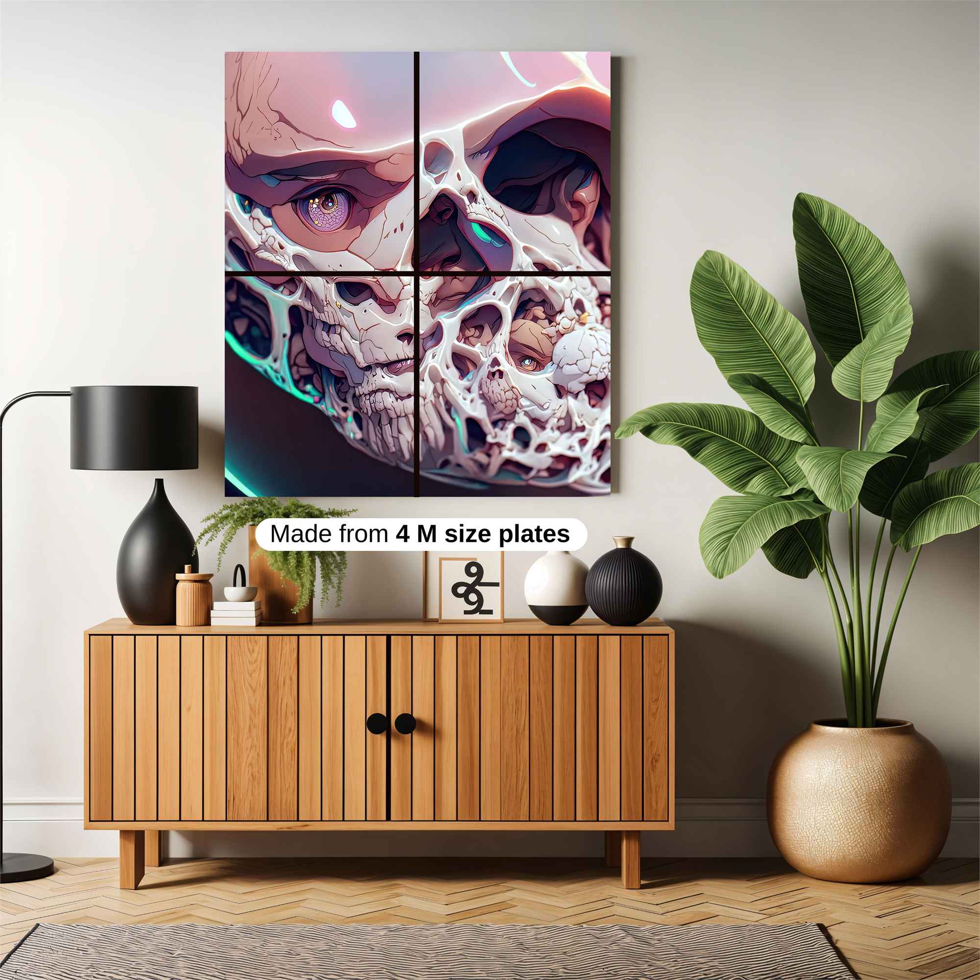 Skull Enigma Safe Wall Magnetic / M
