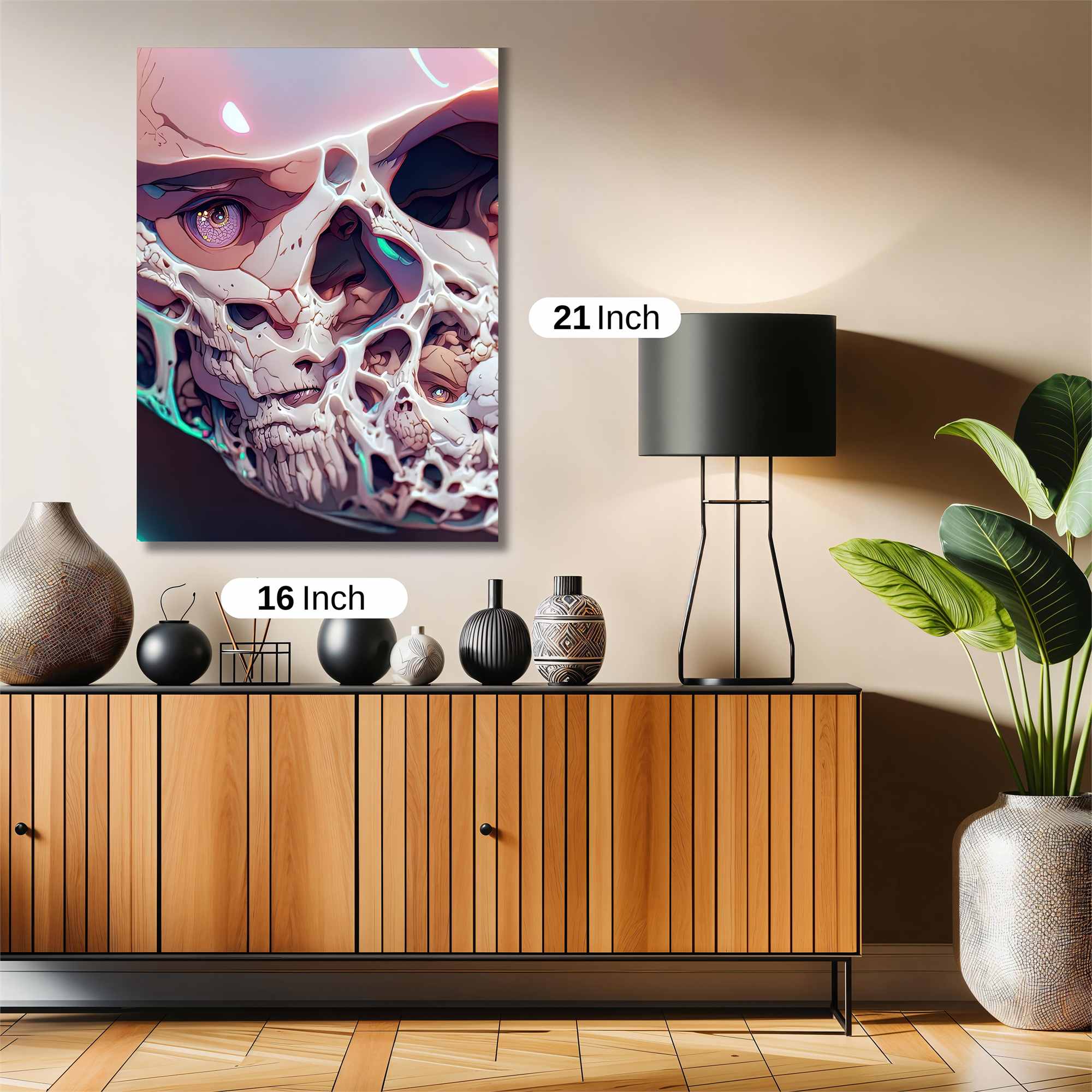 Skull Enigma Safe Wall Magnetic / M