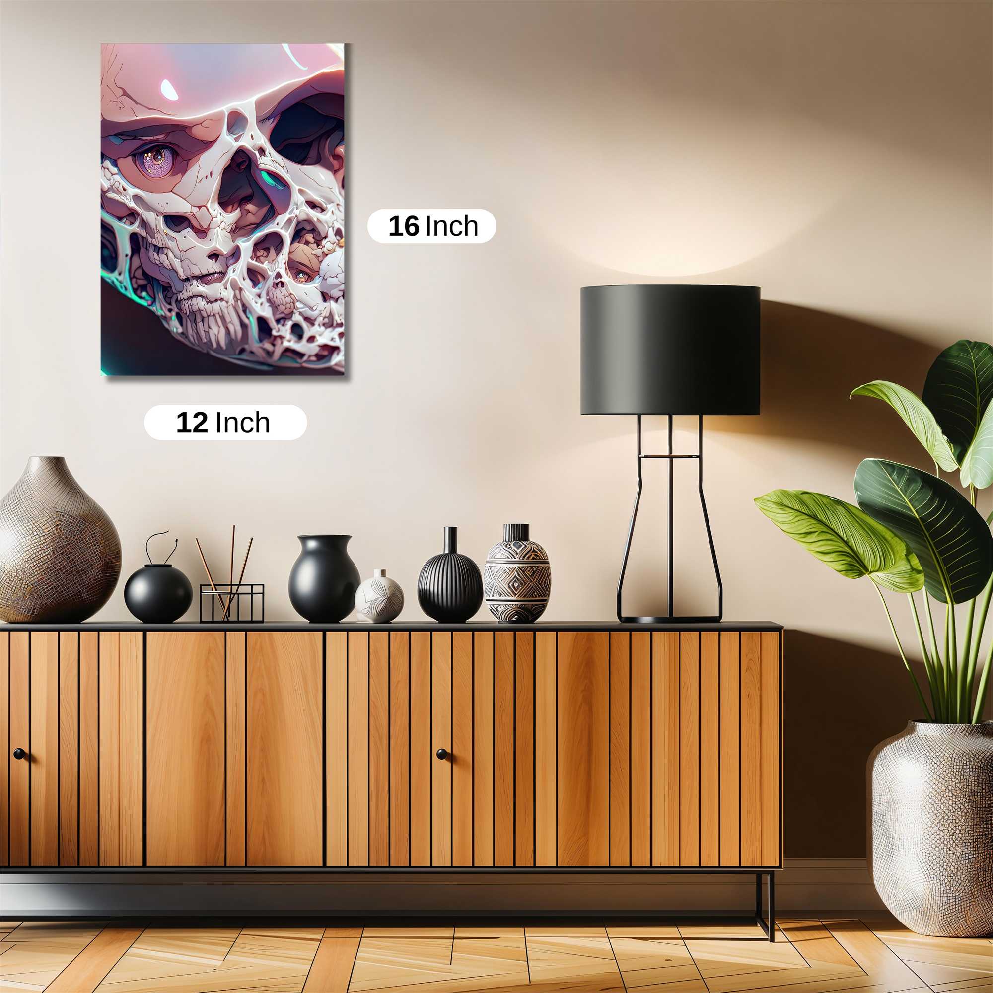Skull Enigma Safe Wall Magnetic / M