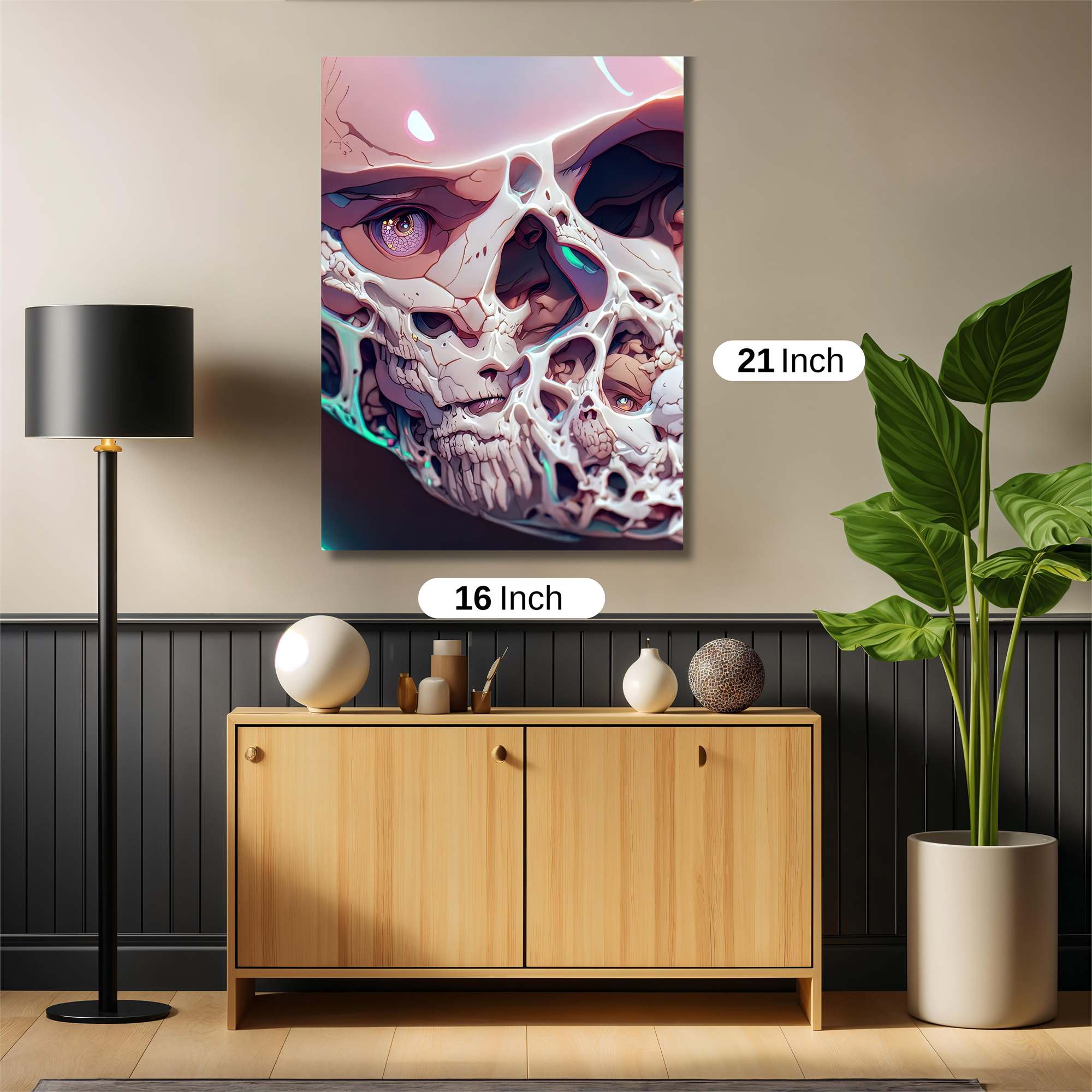 Skull Enigma Safe Wall Magnetic / M