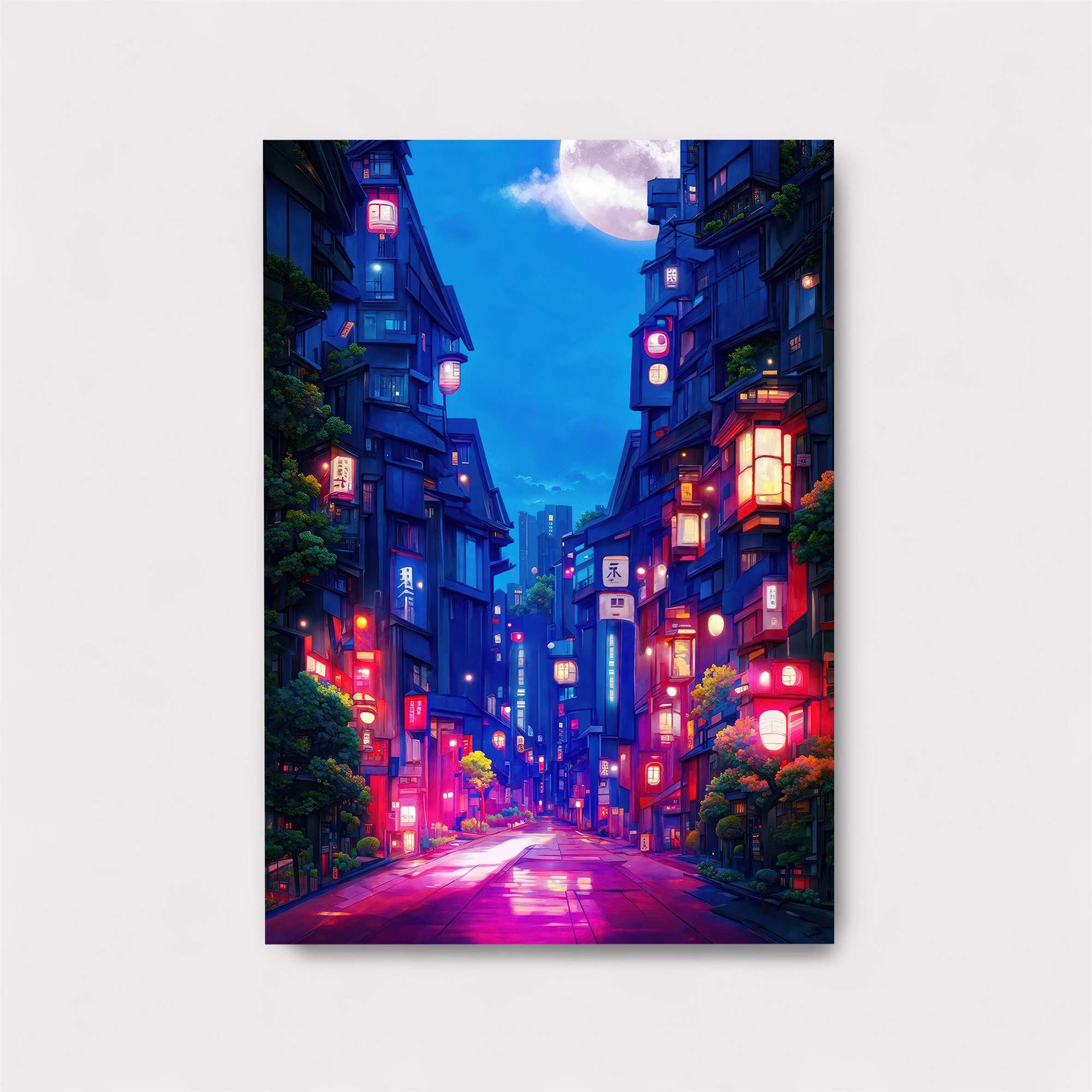 Neon Dreamscape Safe Wall Magnetic / M
