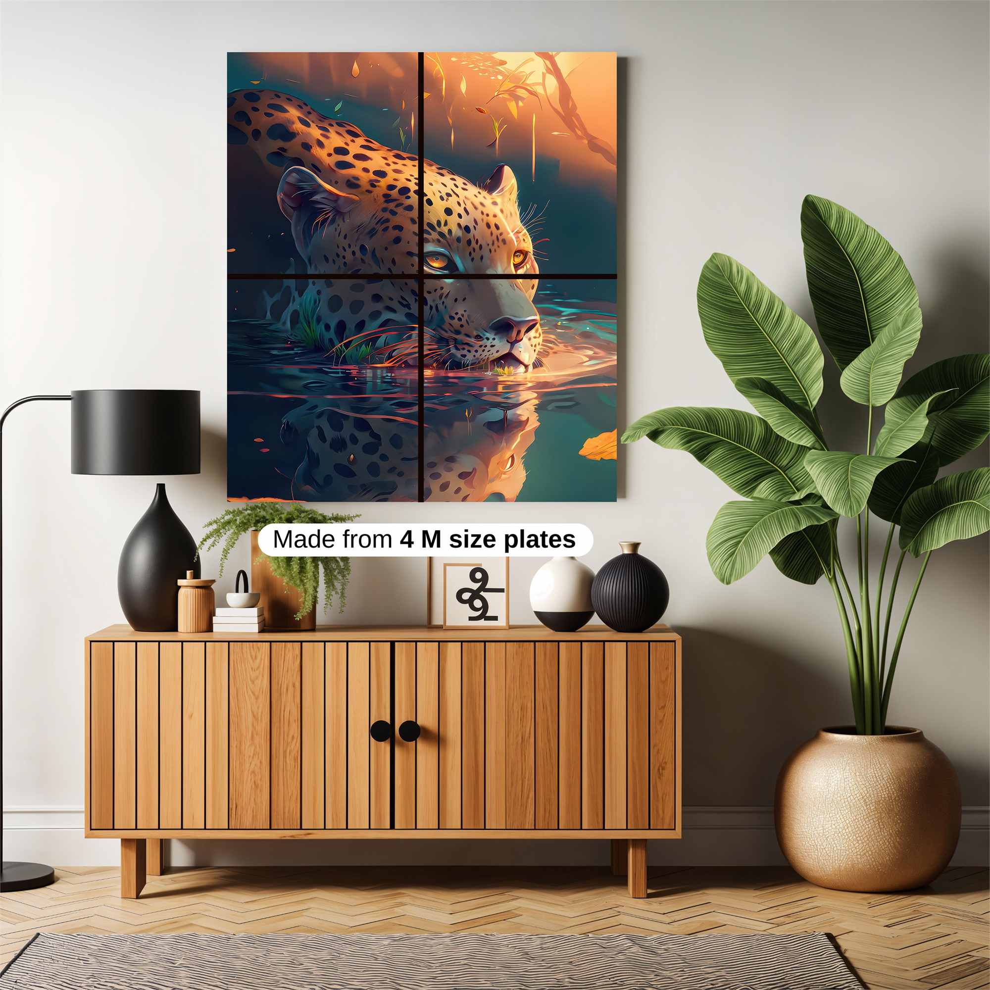 Leopard Serenity Safe Wall Magnetic / M