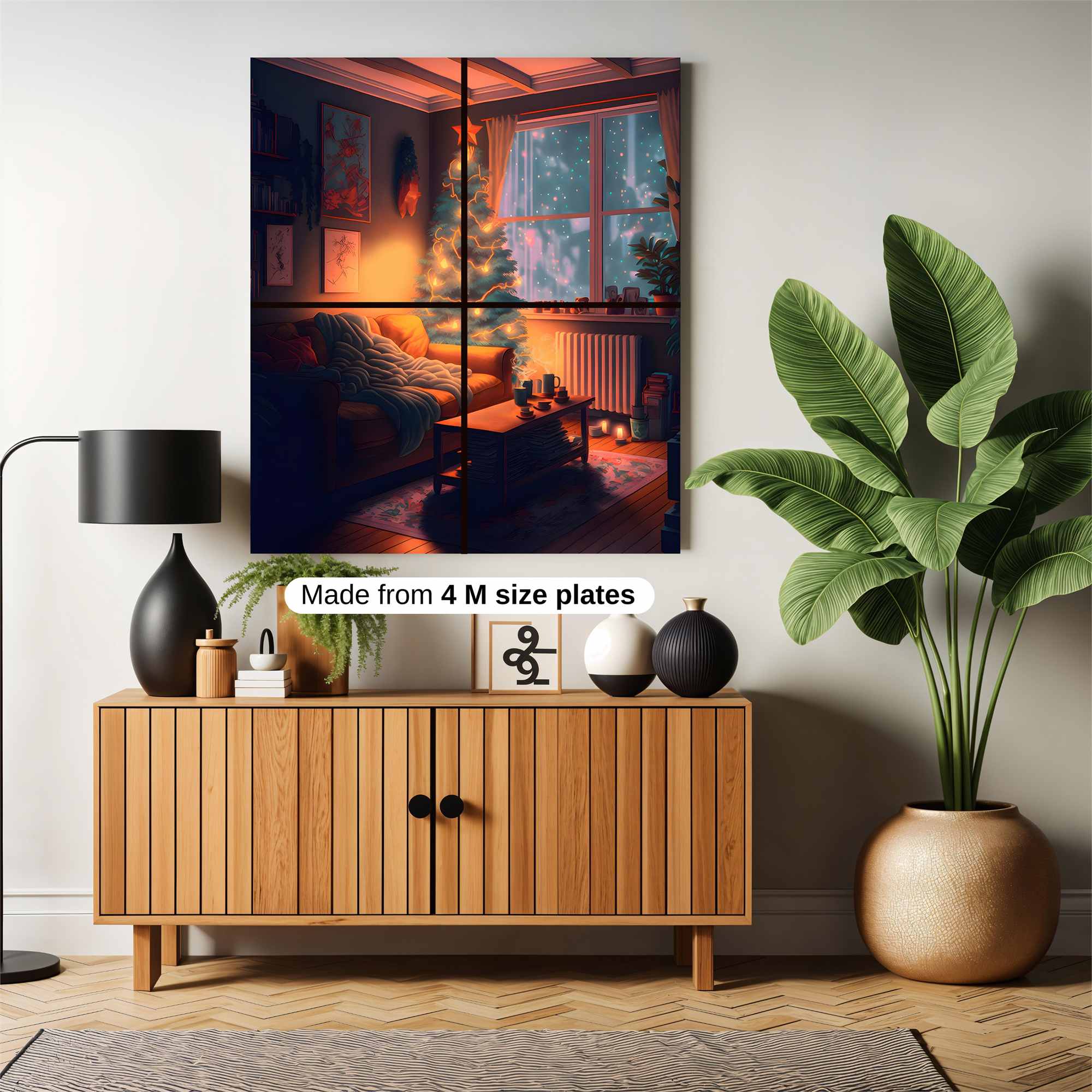 Christmas Cozy Safe Wall Magnetic / M