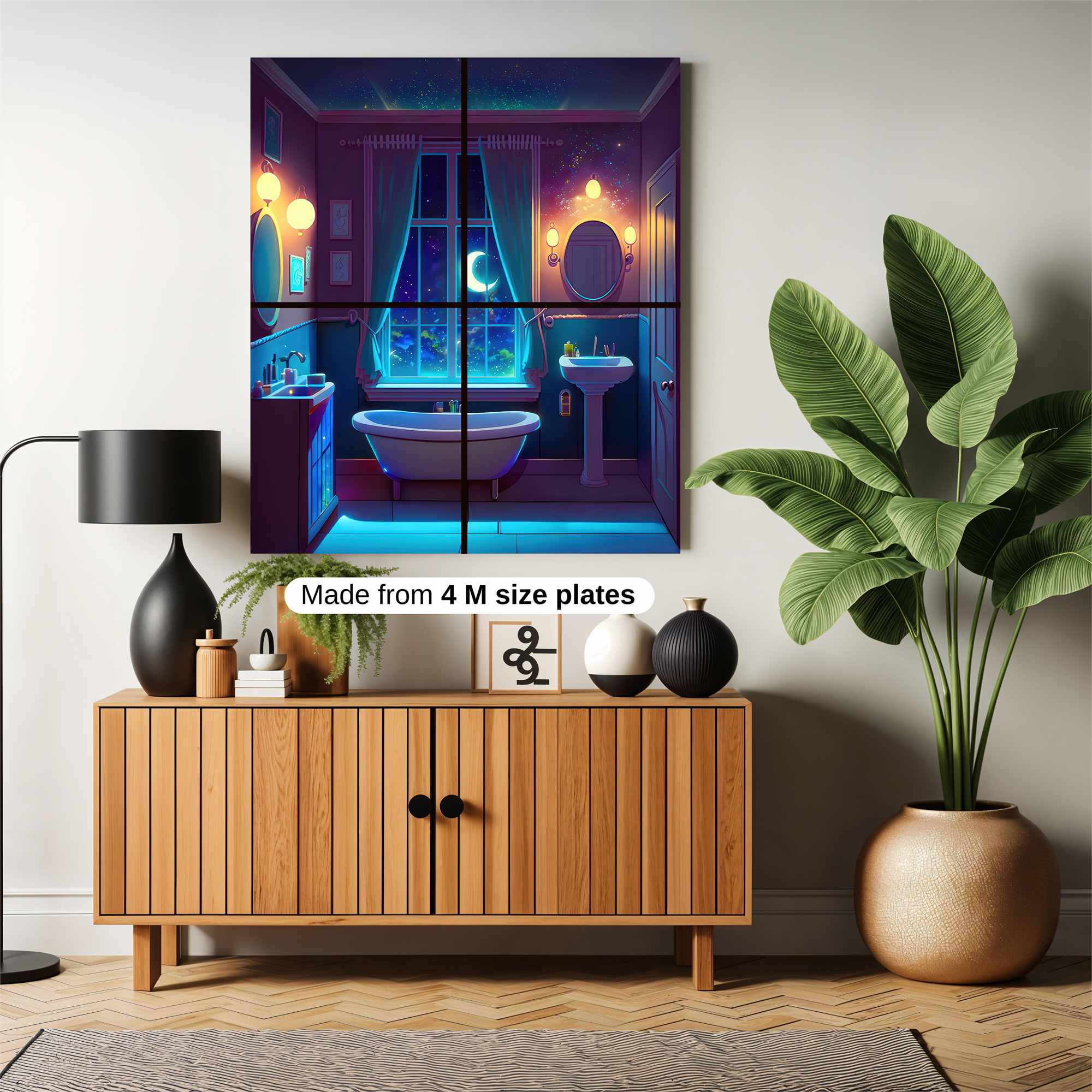 Moonlit Serenity Safe Wall Magnetic / M
