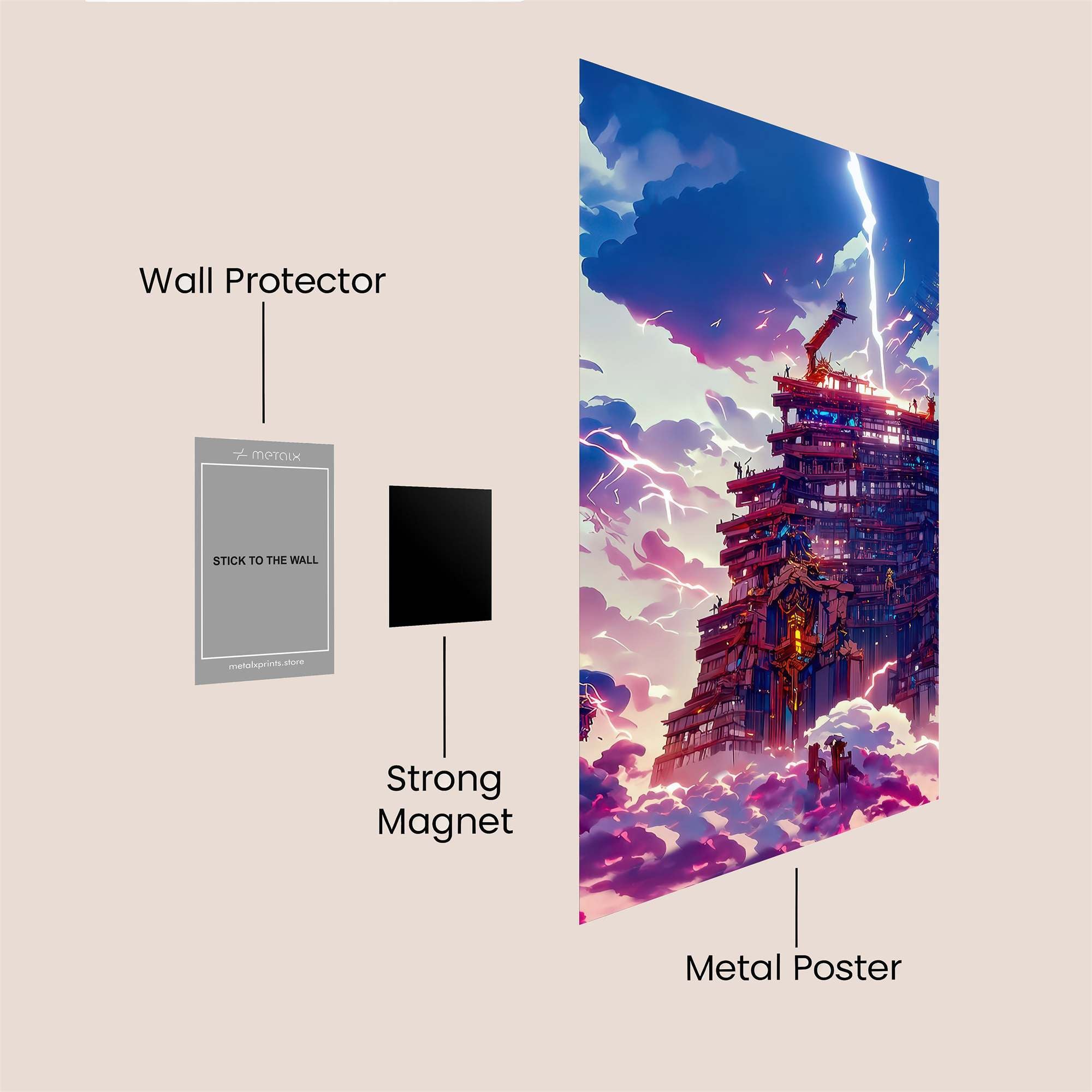 Skyward Majesty Safe Wall Magnetic / M