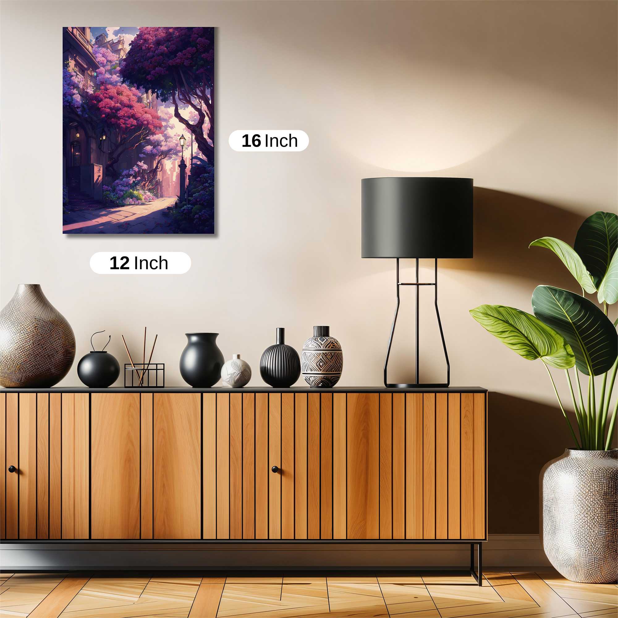 Floral Serenity Safe Wall Magnetic / M