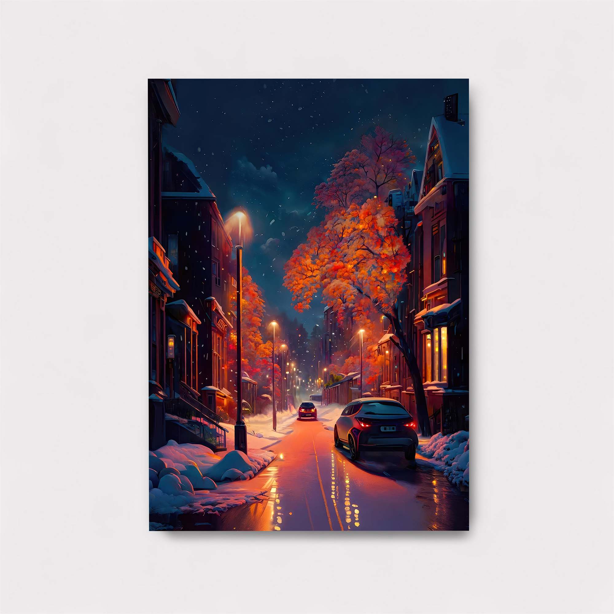 Snowfall Serenity Safe Wall Magnetic / M