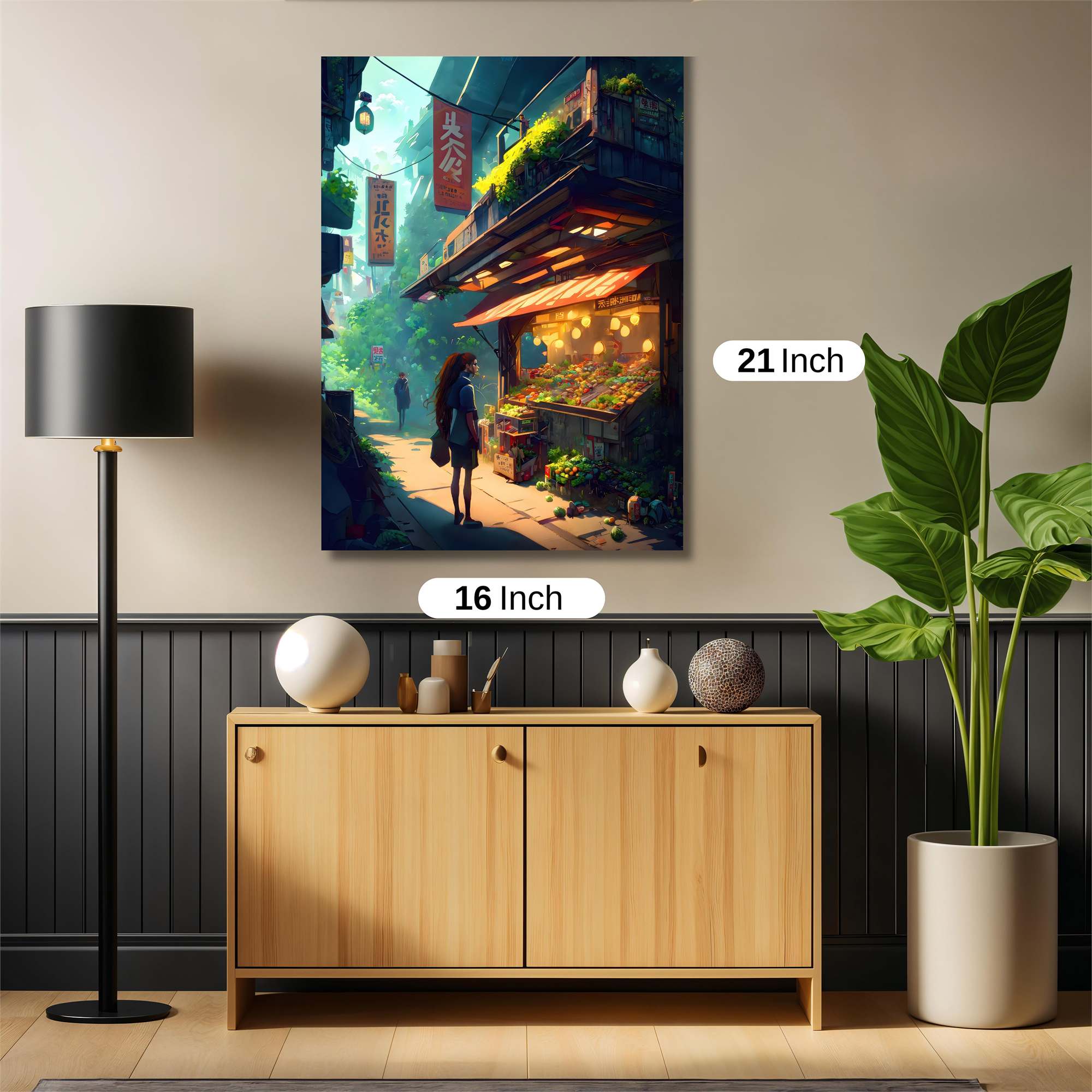 Neon Serenity Safe Wall Magnetic / M