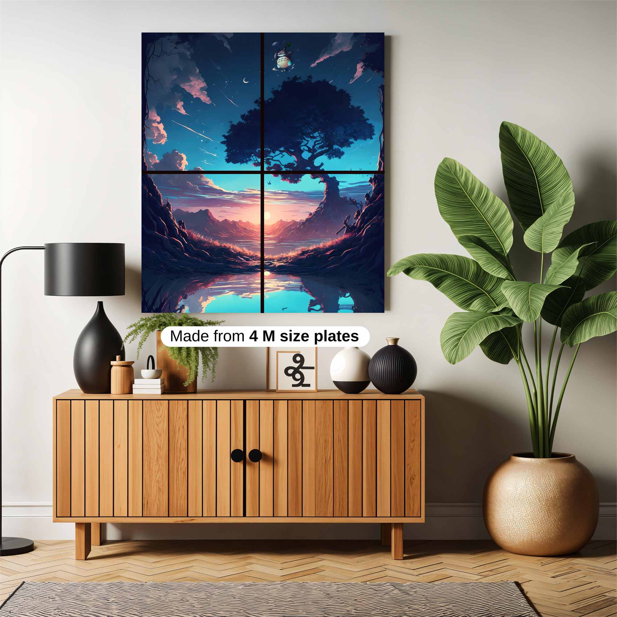 Sunset Serenity Safe Wall Magnetic / M