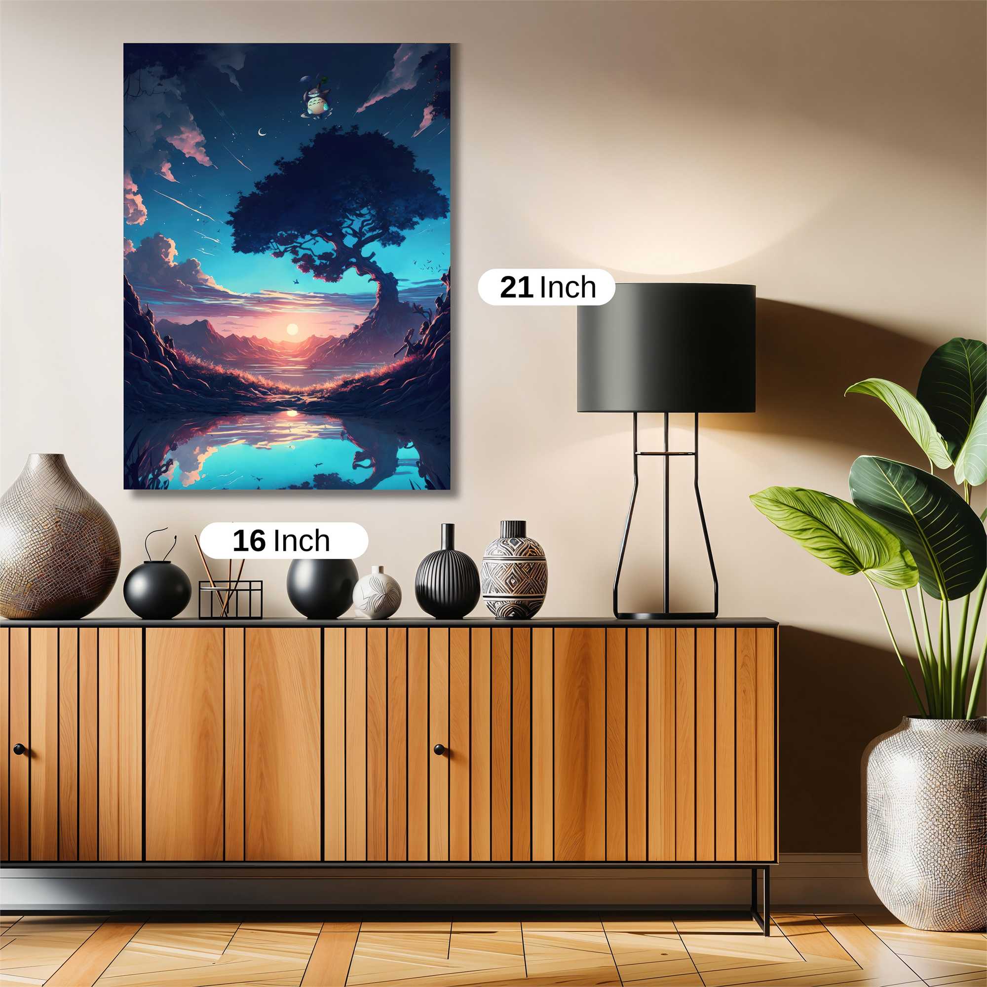 Sunset Serenity Safe Wall Magnetic / M