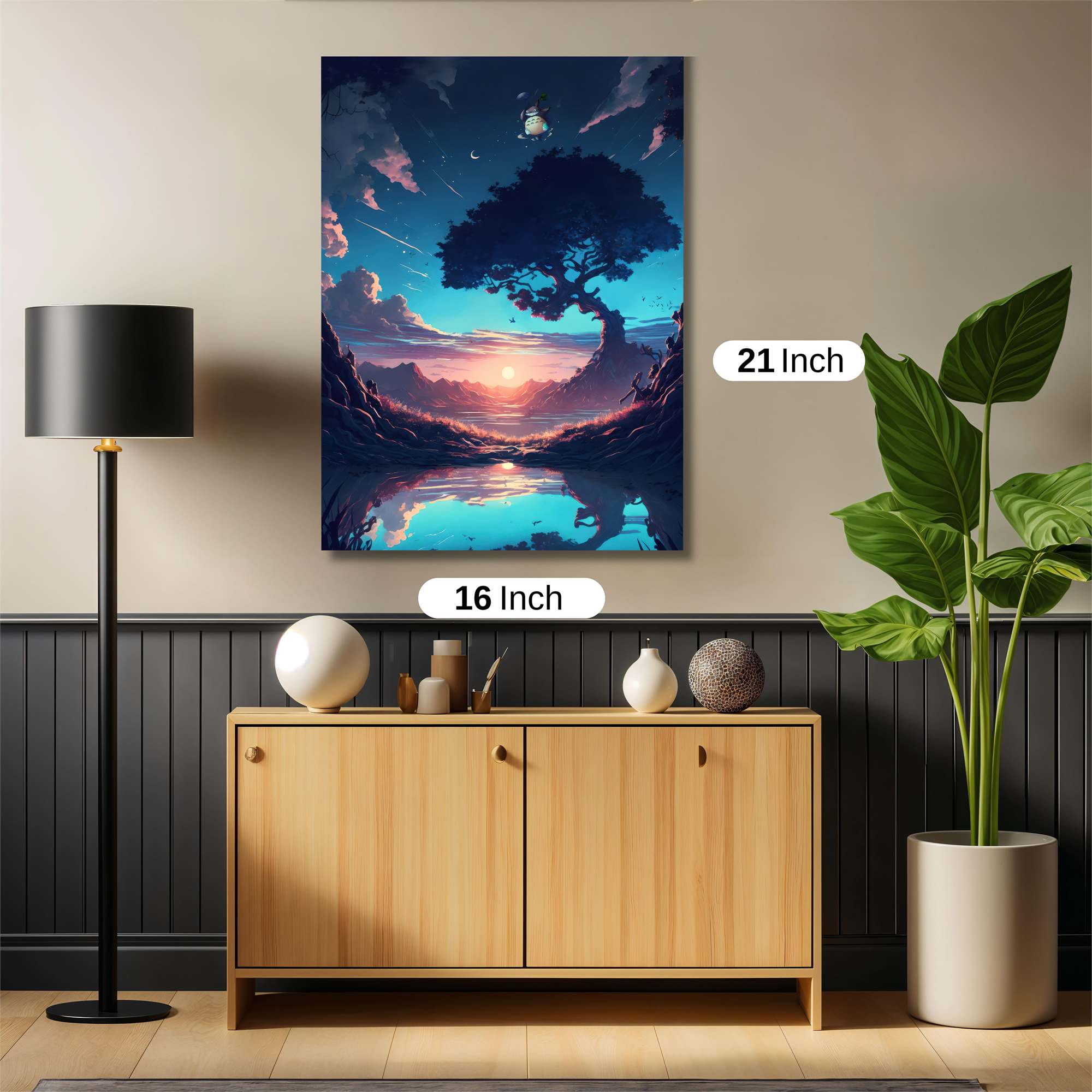 Sunset Serenity Safe Wall Magnetic / M