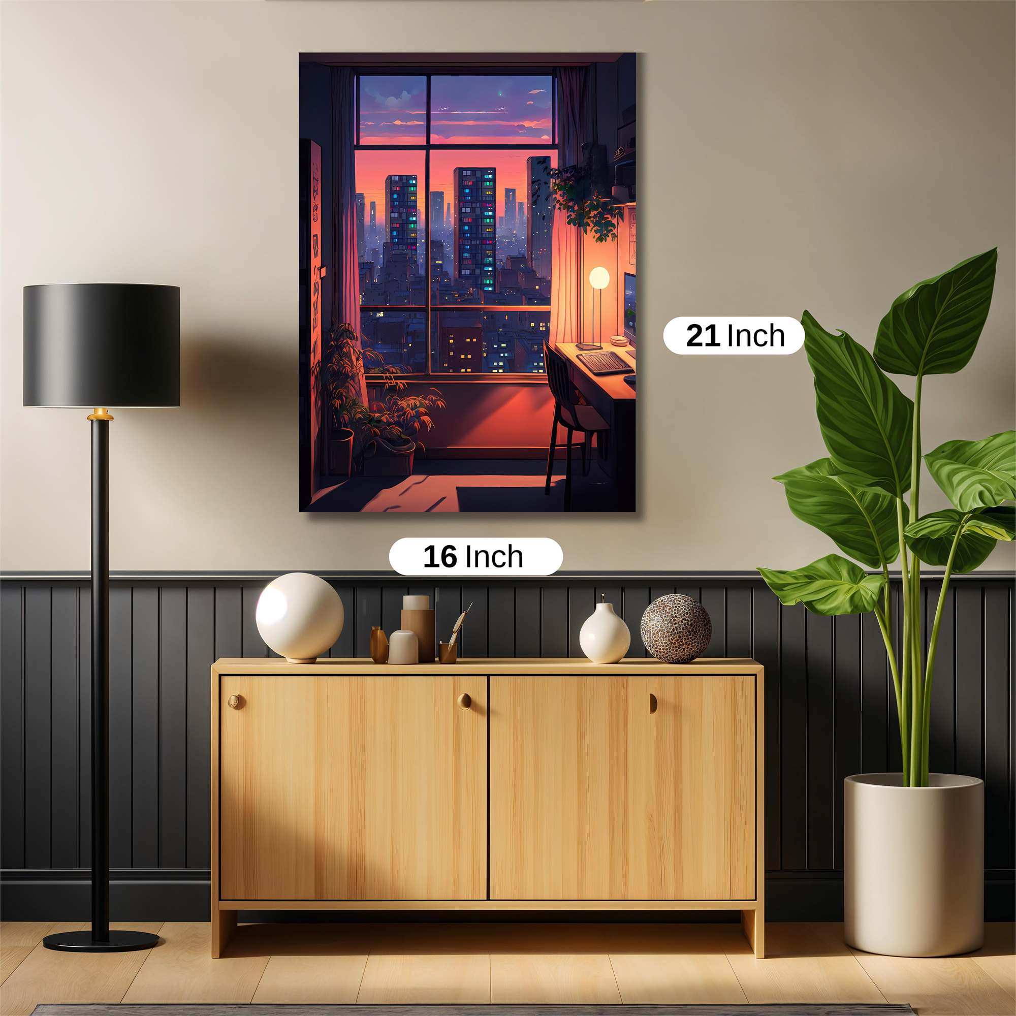 City Serenity Safe Wall Magnetic / M