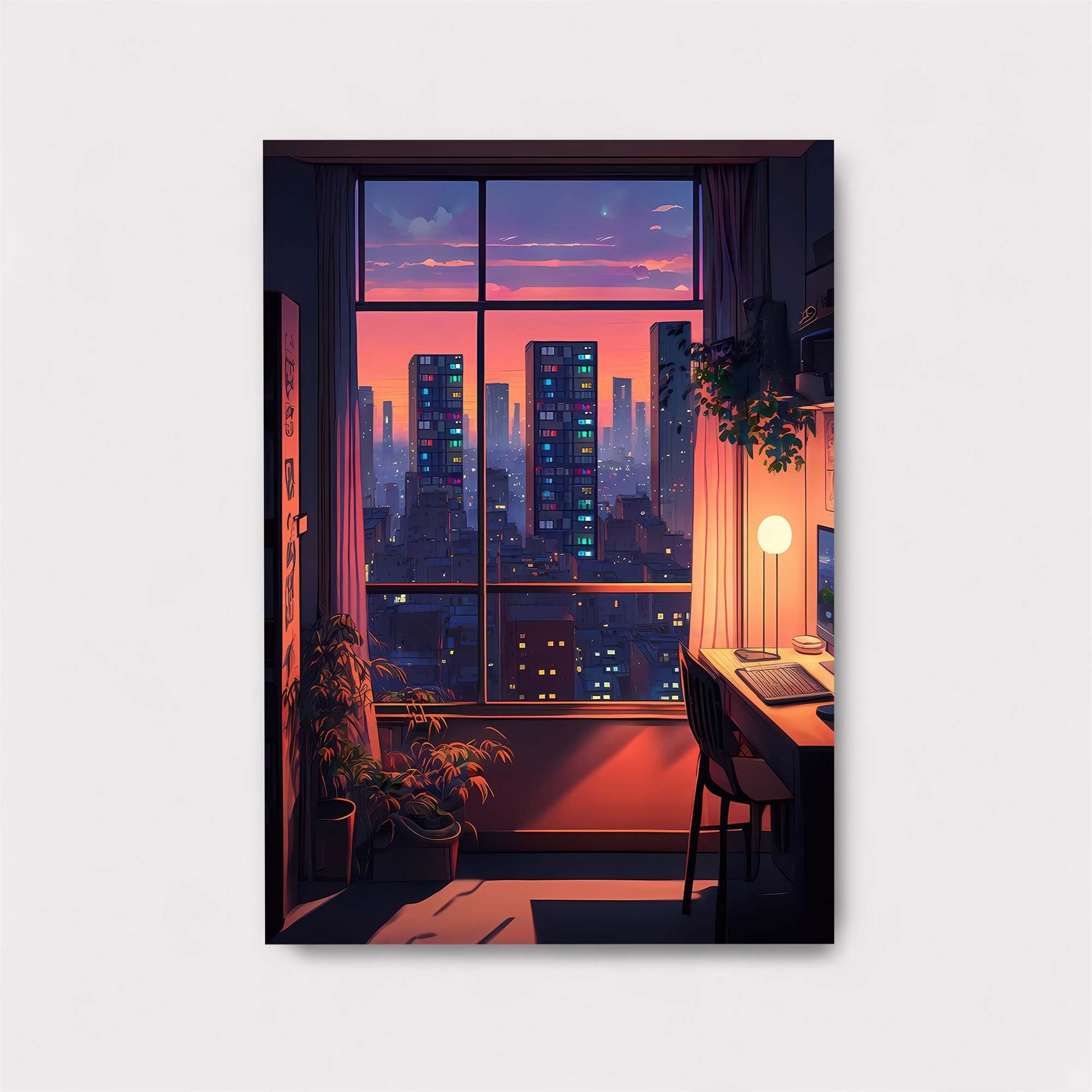 City Serenity Safe Wall Magnetic / M