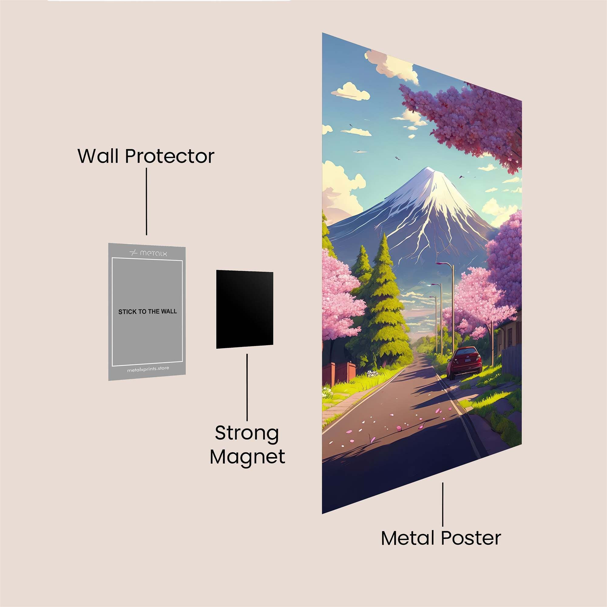 Fuji Serenity Safe Wall Magnetic / M