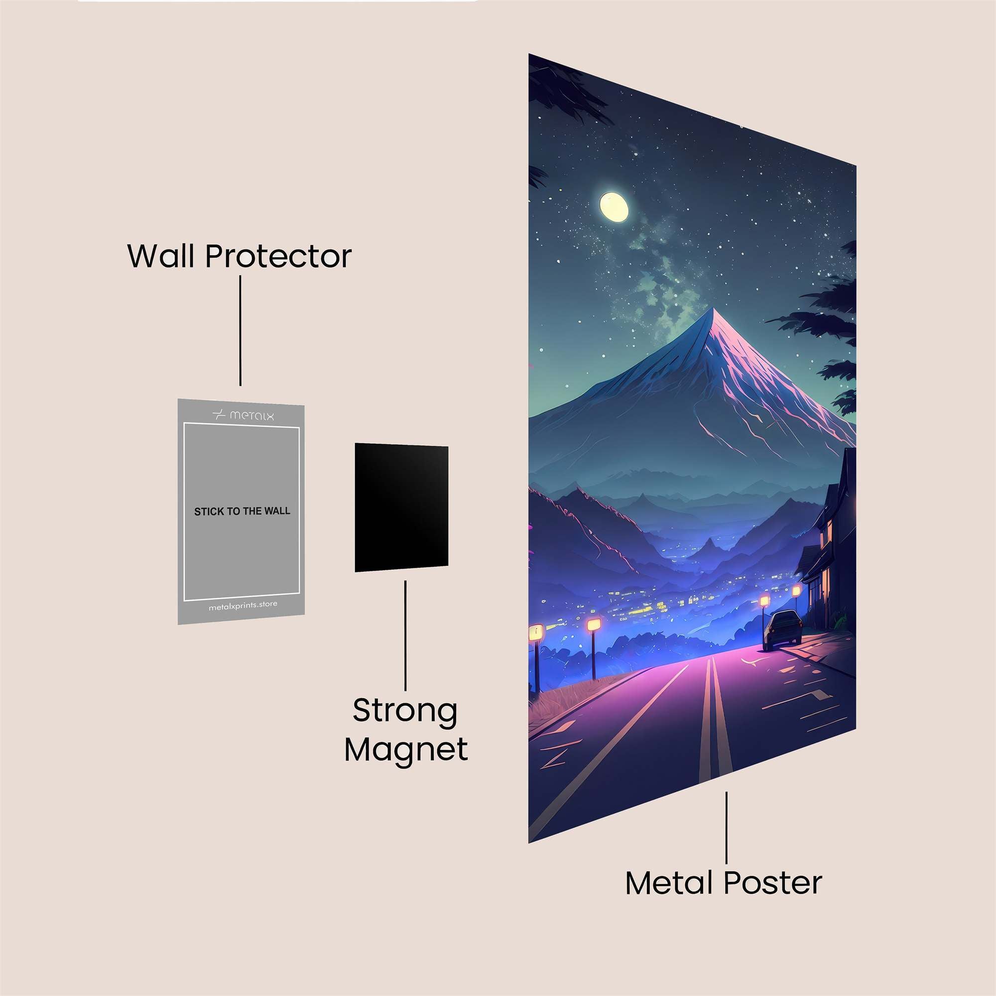 Fuji Serenity Safe Wall Magnetic / M