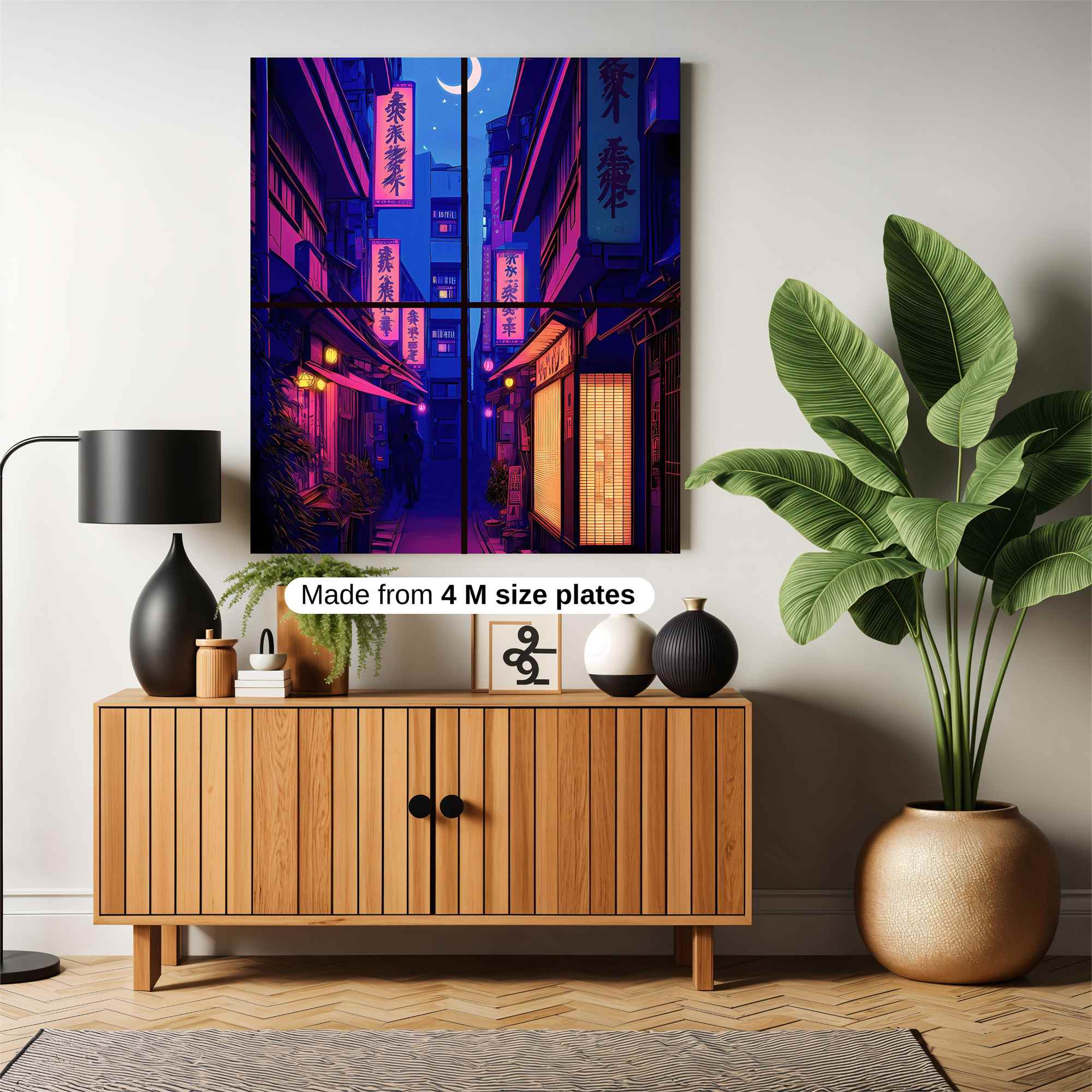 Neon Serenity Safe Wall Magnetic / M