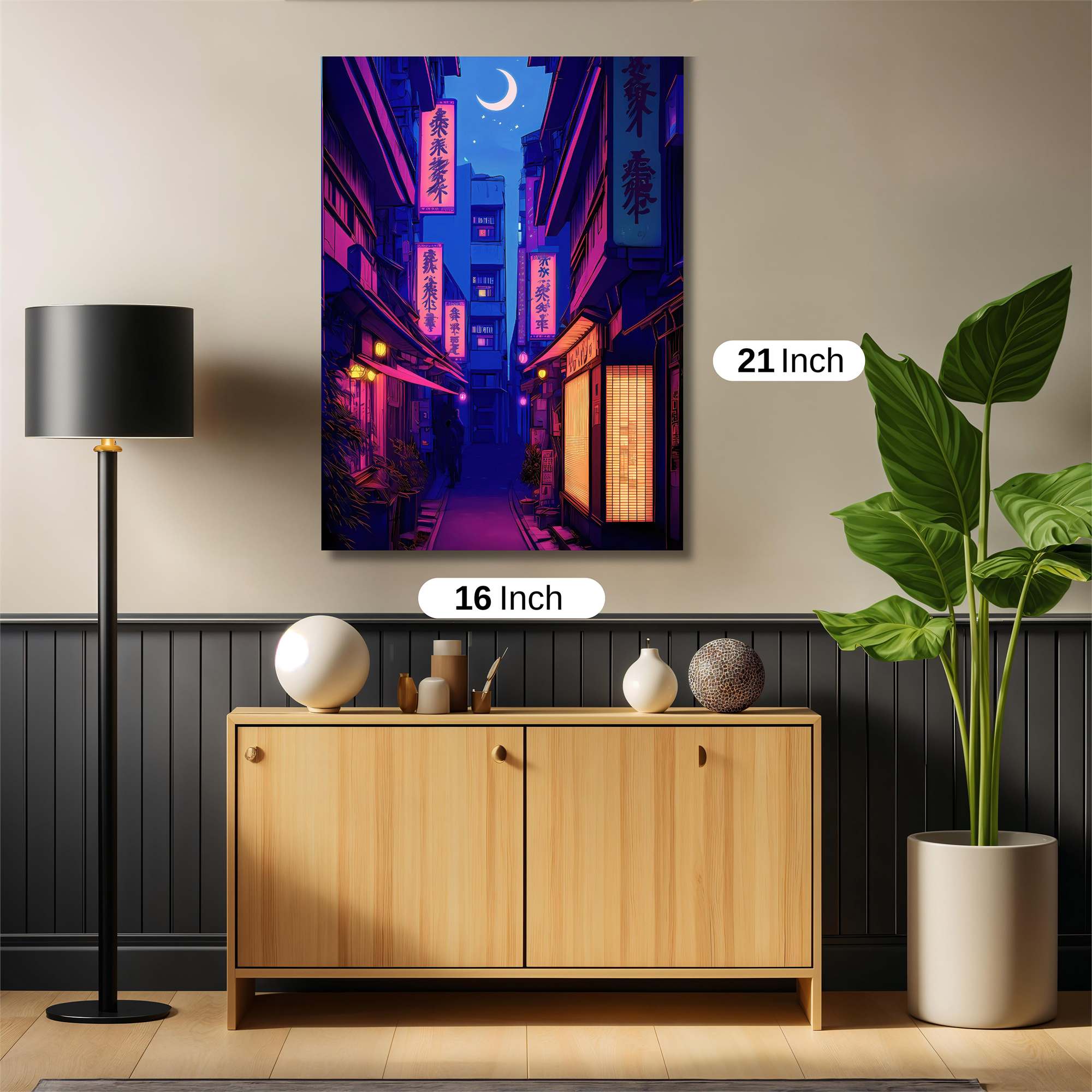 Neon Serenity Safe Wall Magnetic / M