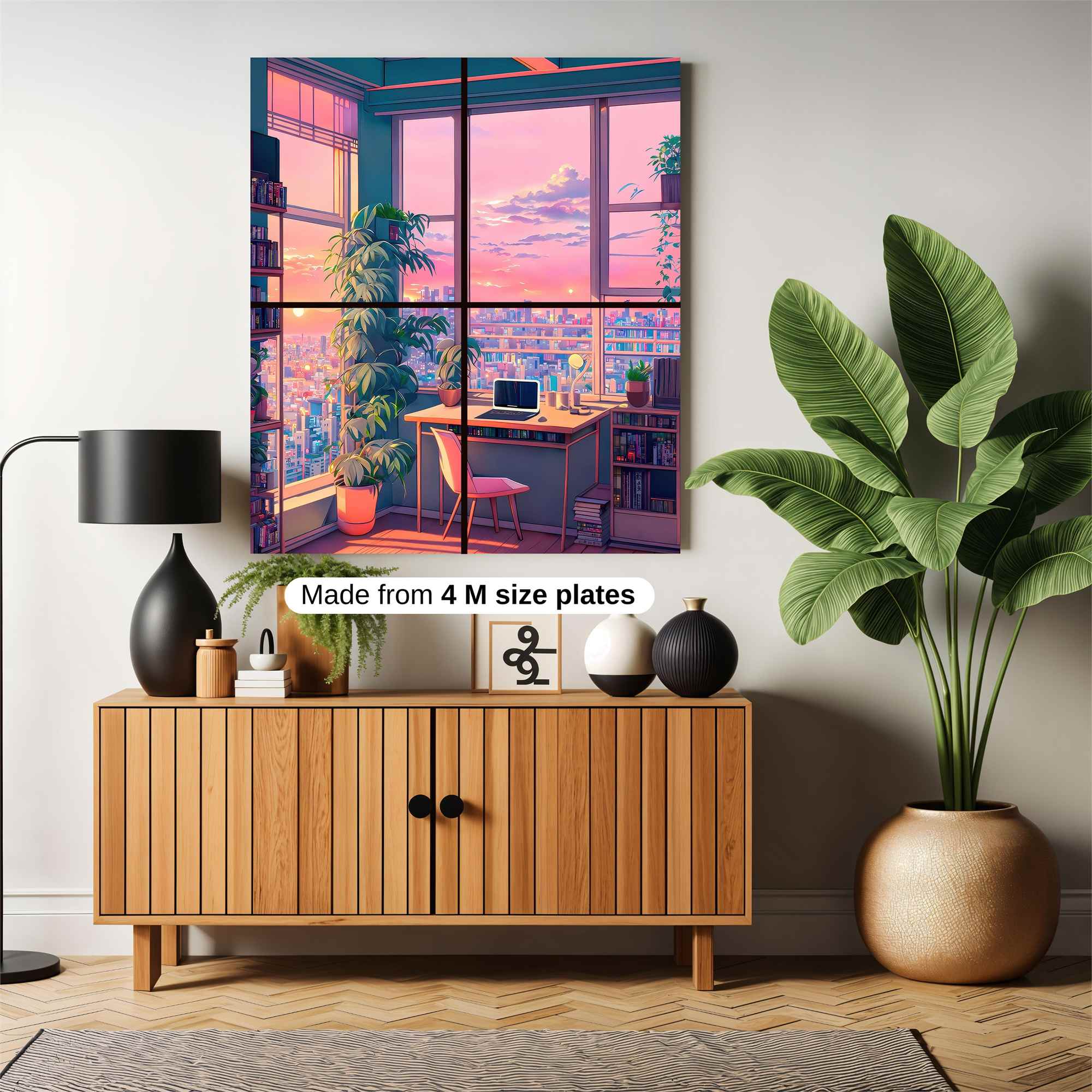Sunset Serenity Safe Wall Magnetic / M