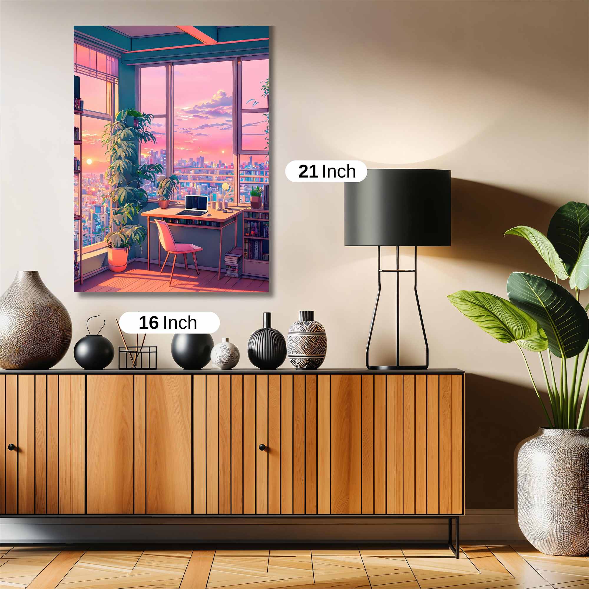Sunset Serenity Safe Wall Magnetic / M