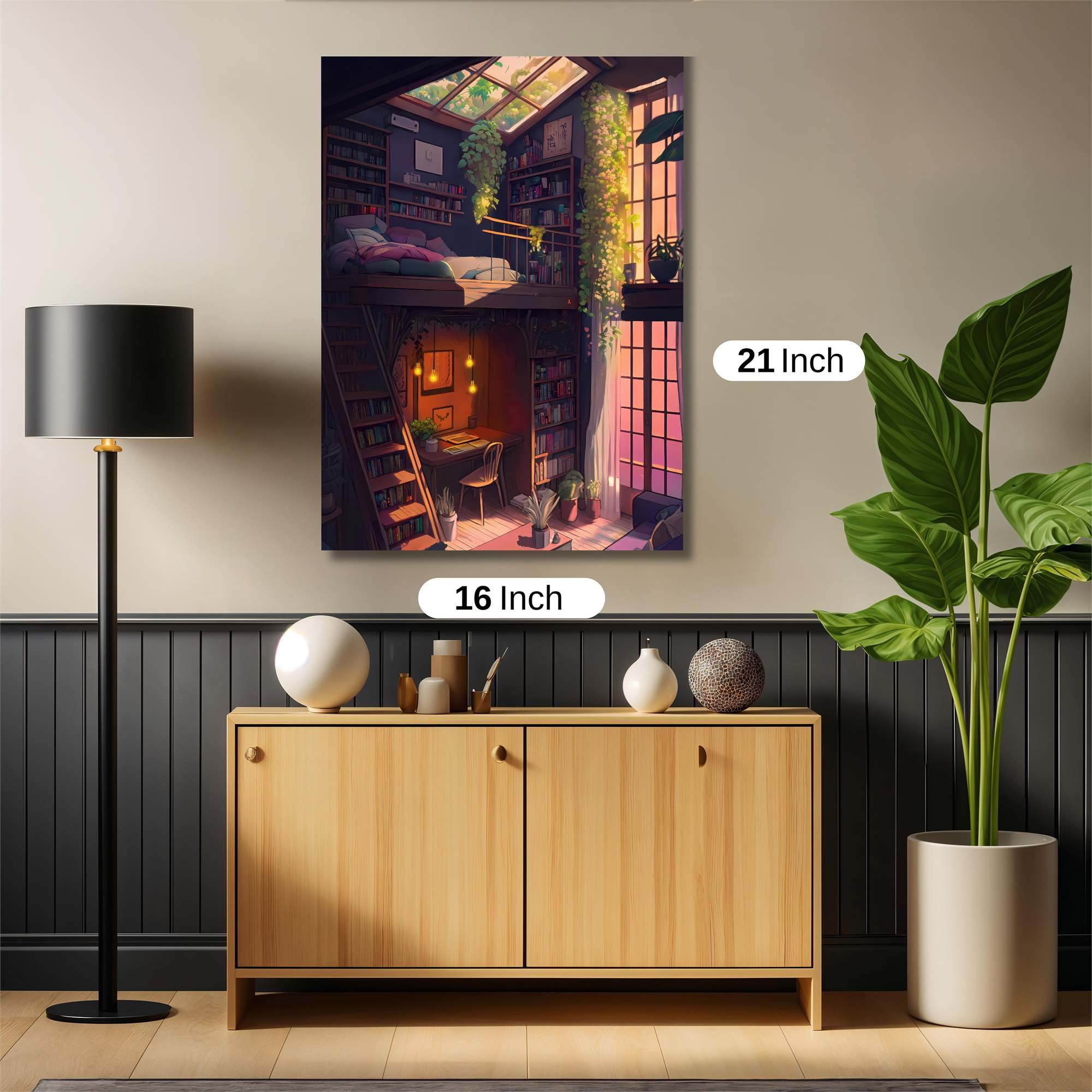 Library Serenity Safe Wall Magnetic / M