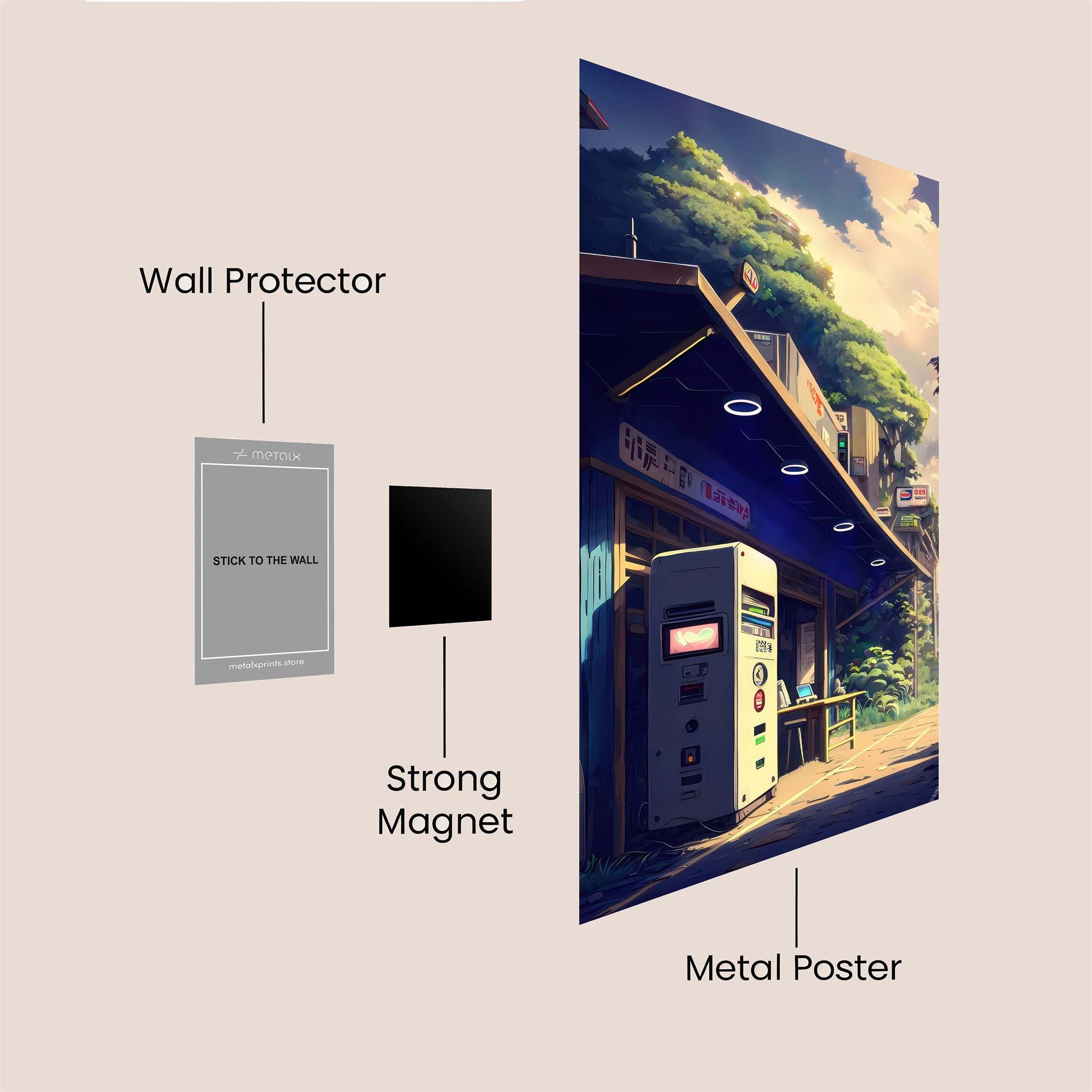 Dusk Serenity Safe Wall Magnetic / M