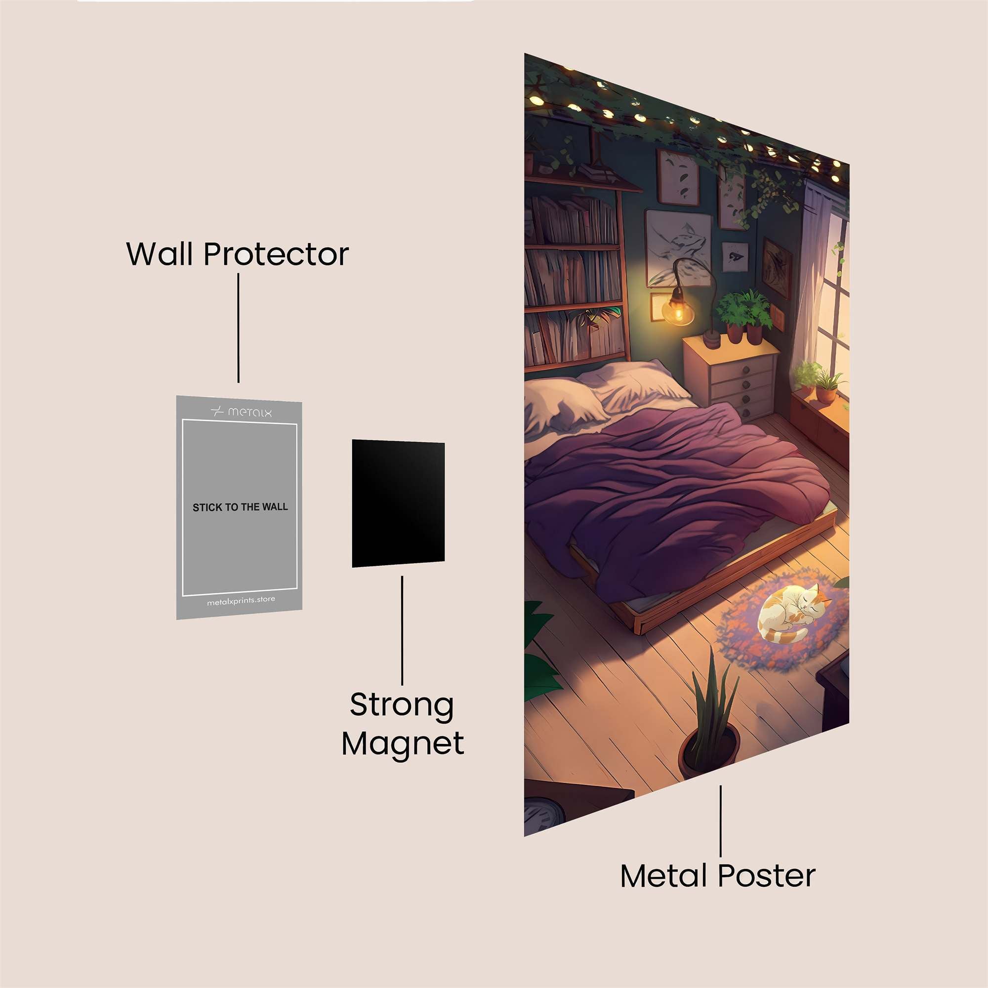 Cozy Haven Safe Wall Magnetic / M