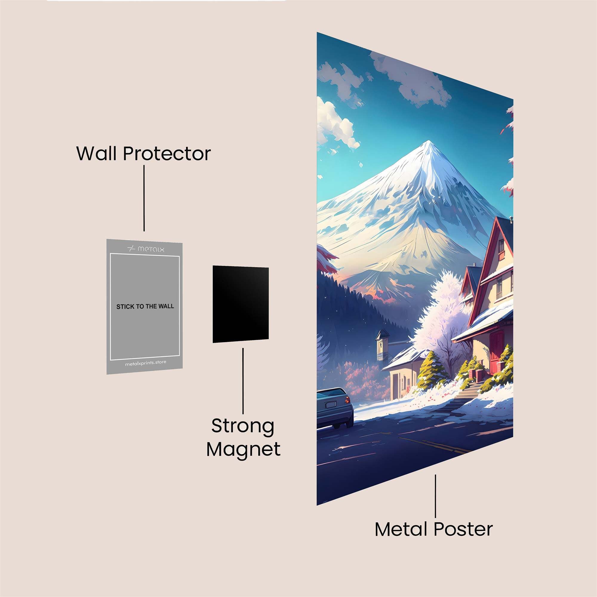 Fuji Serenity Safe Wall Magnetic / M
