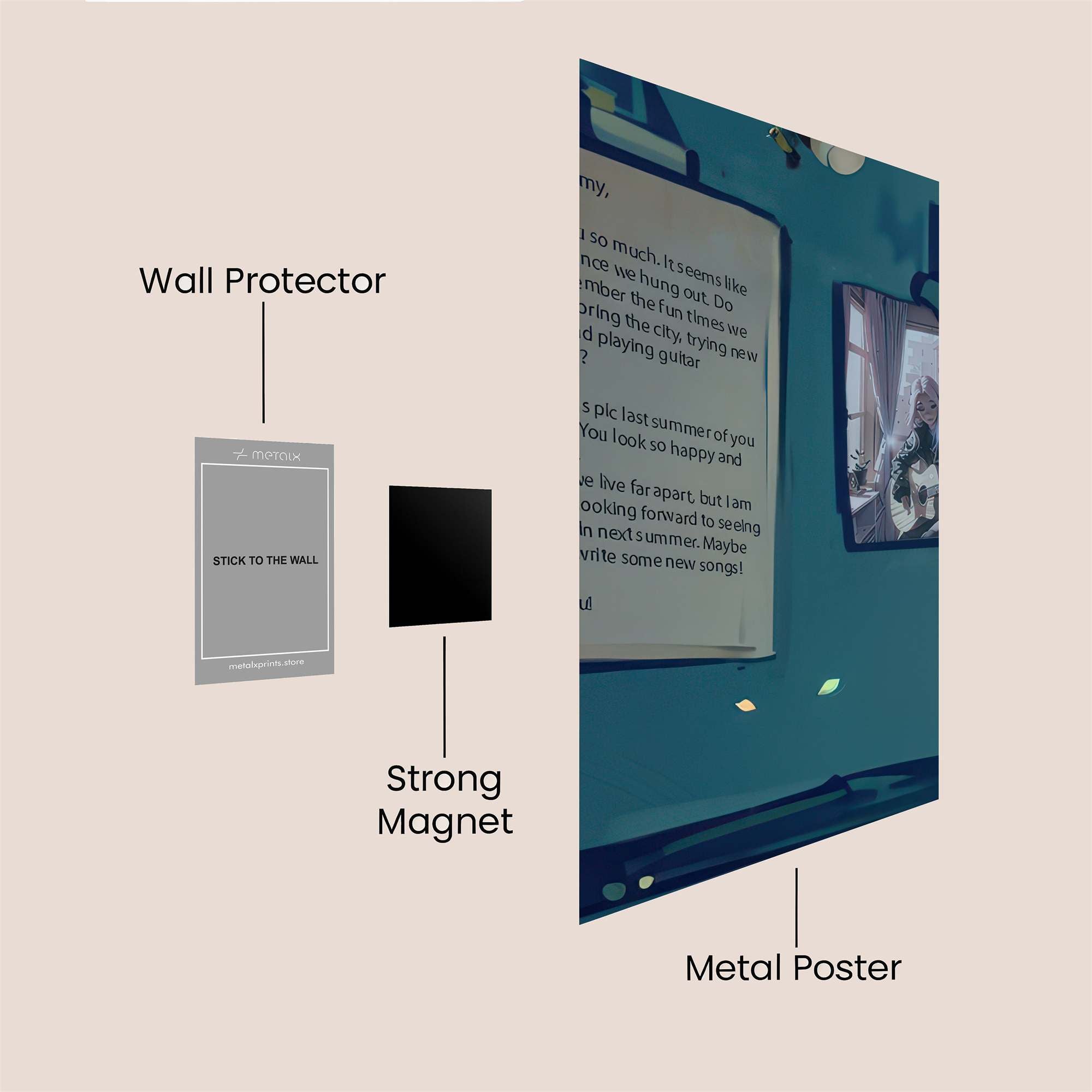Emily's Harmony Safe Wall Magnetic / M
