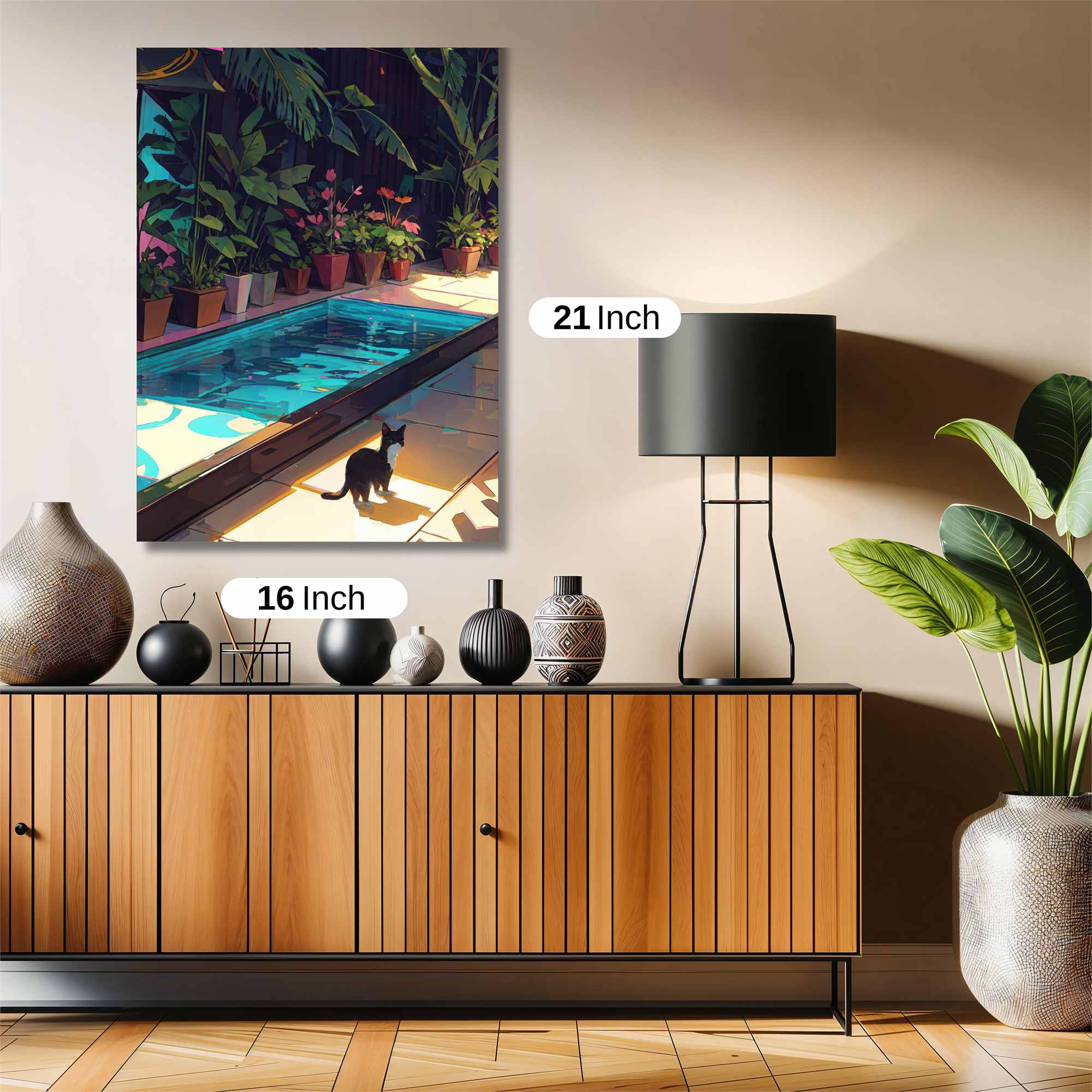 Cat Serenity Safe Wall Magnetic / M