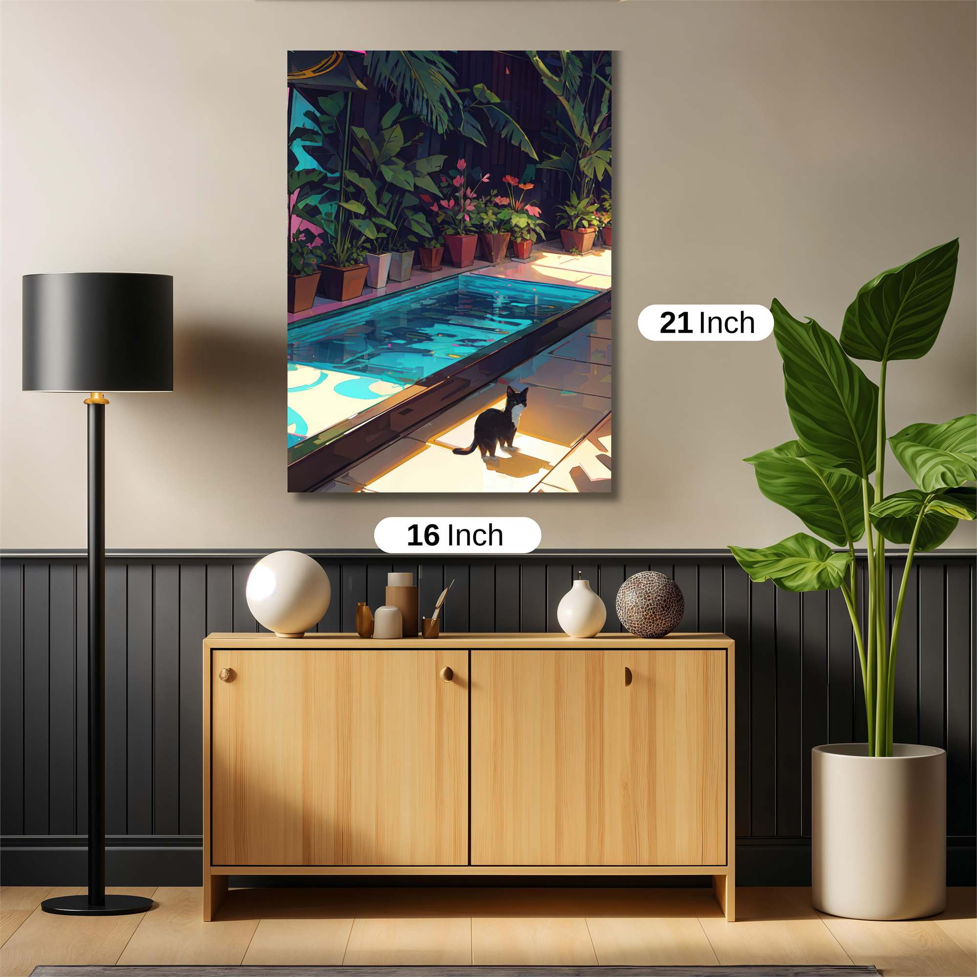 Cat Serenity Safe Wall Magnetic / M