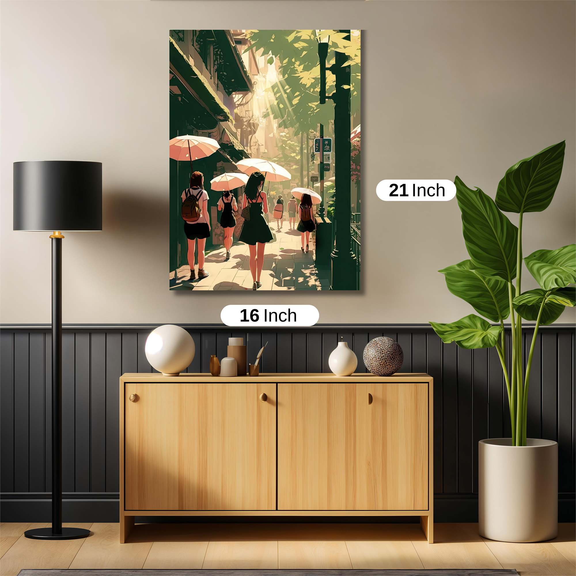 Sunlit Serenity Safe Wall Magnetic / M