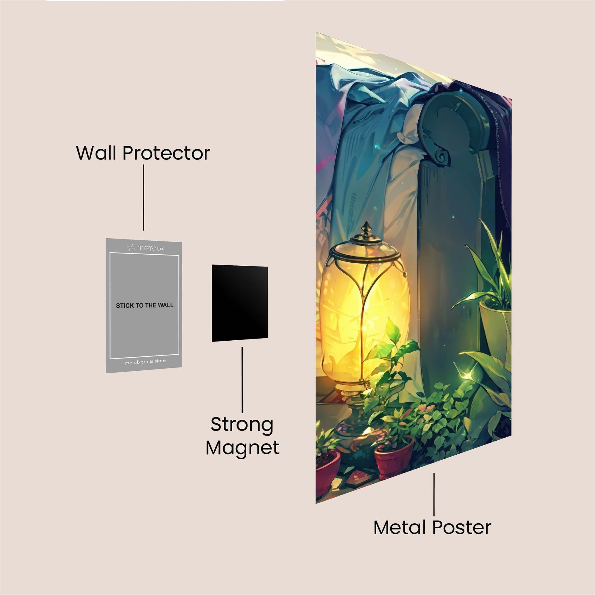 Lamp Serenity Safe Wall Magnetic / M