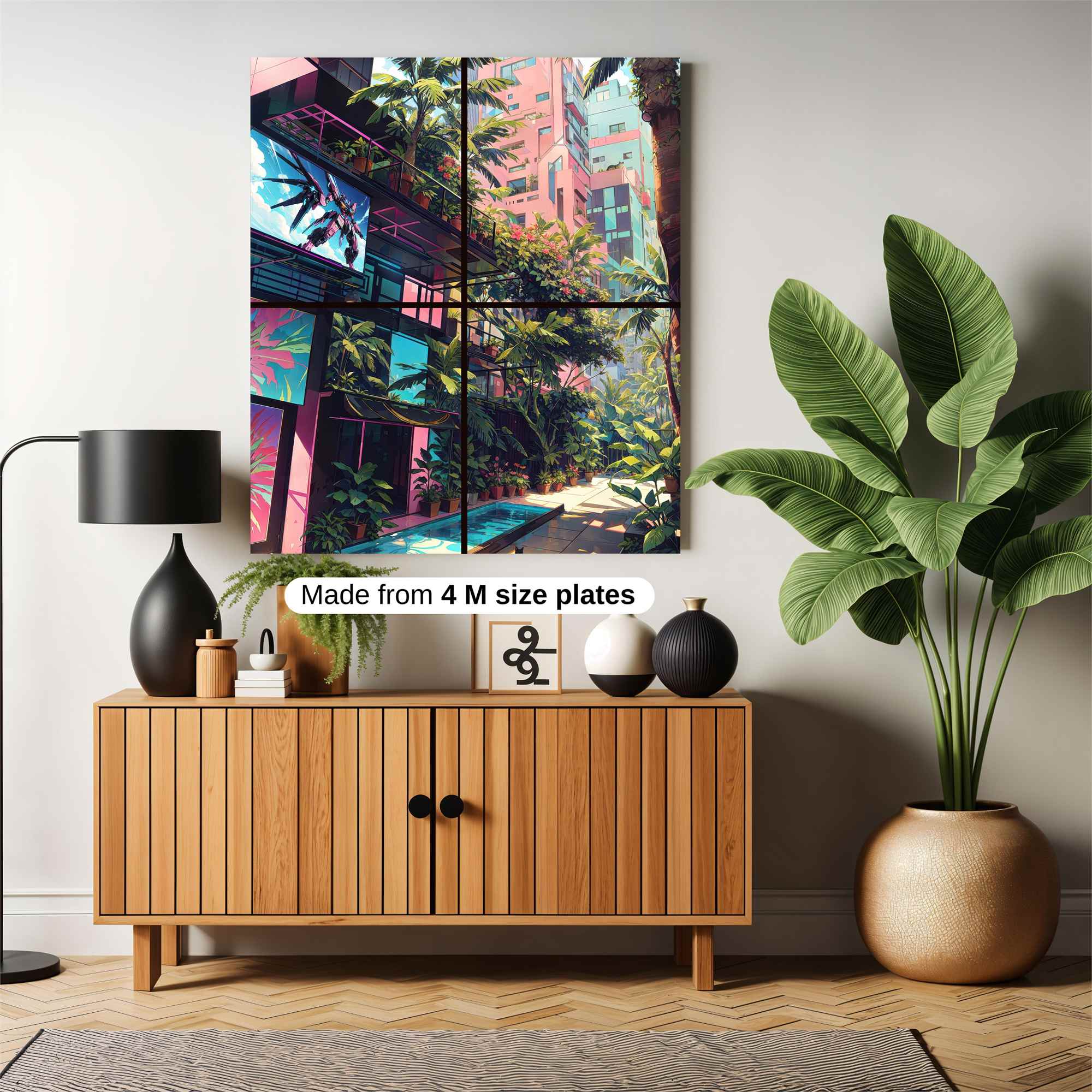 Neon Oasis Safe Wall Magnetic / M