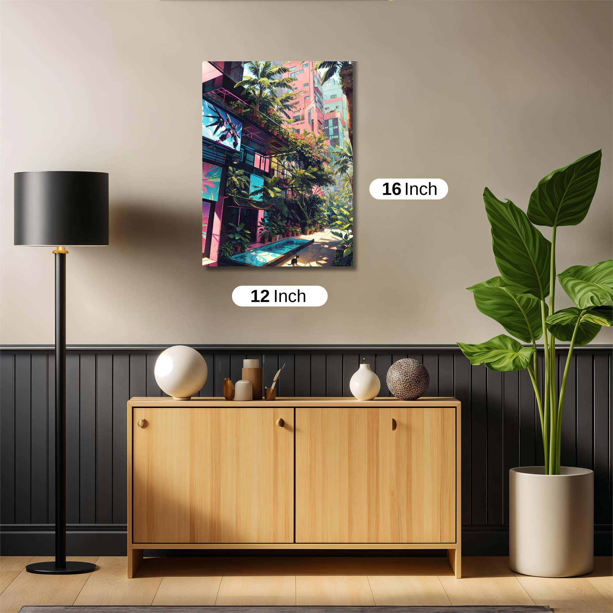 Neon Oasis Safe Wall Magnetic / M