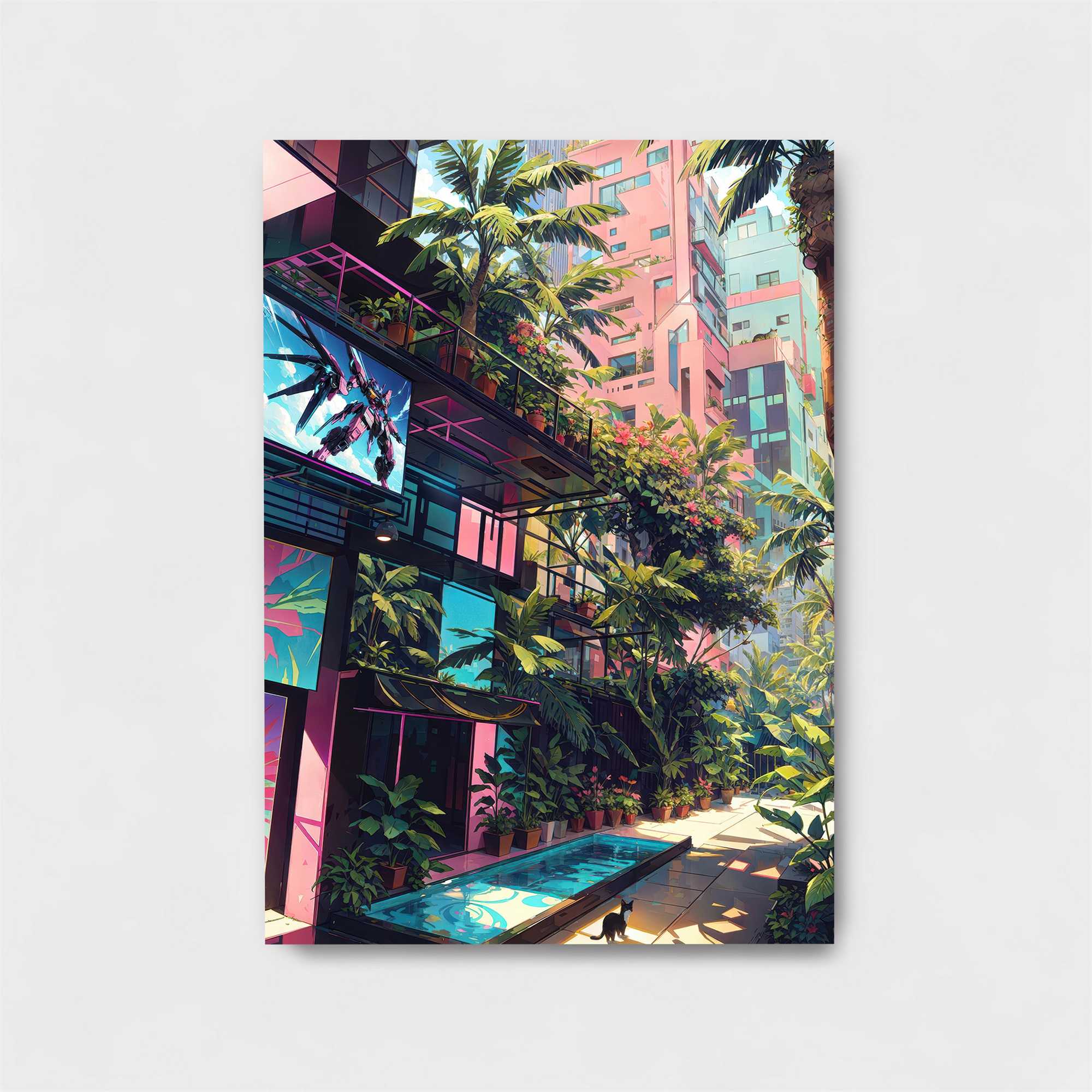 Neon Oasis Safe Wall Magnetic / M