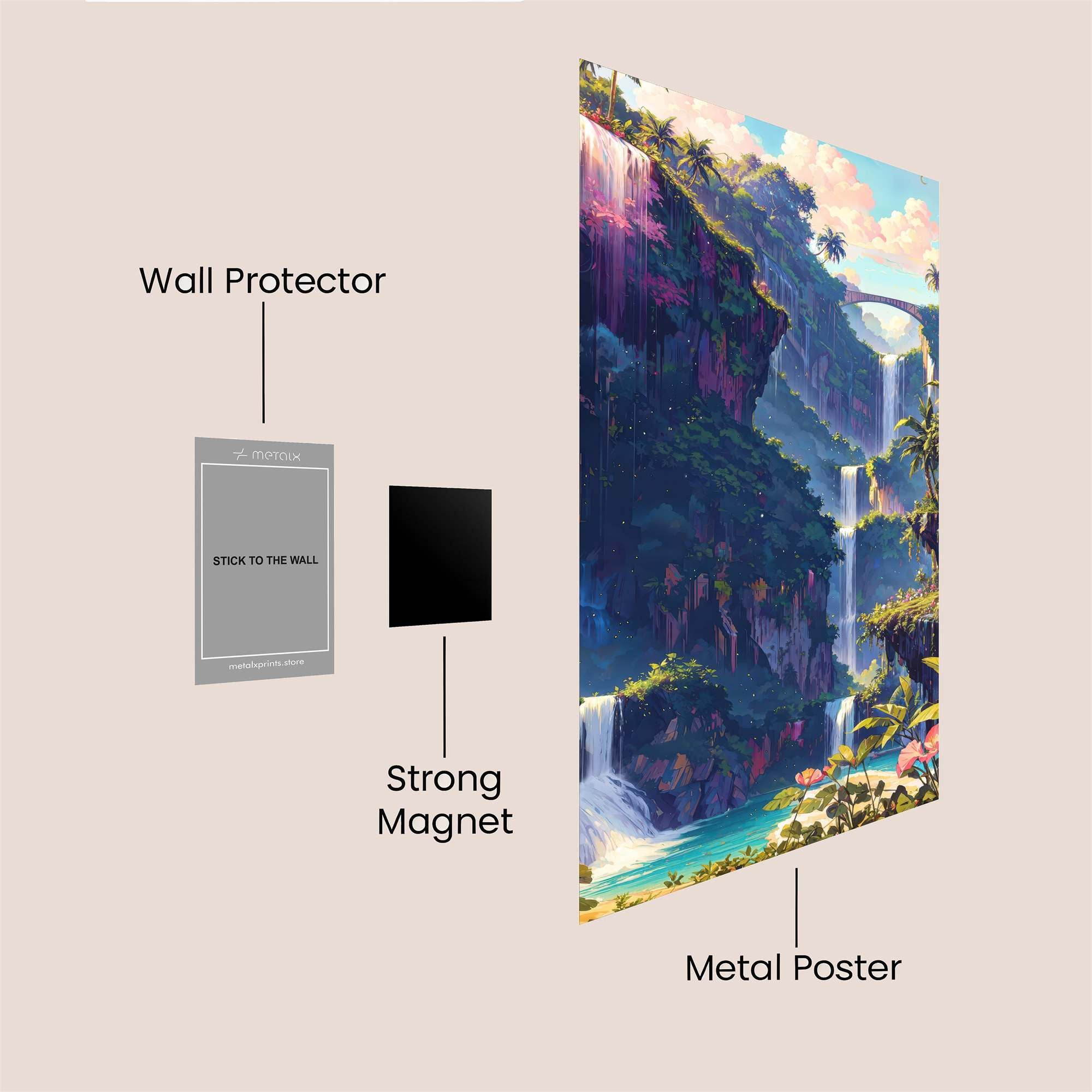 Paradise Dream Safe Wall Magnetic / M