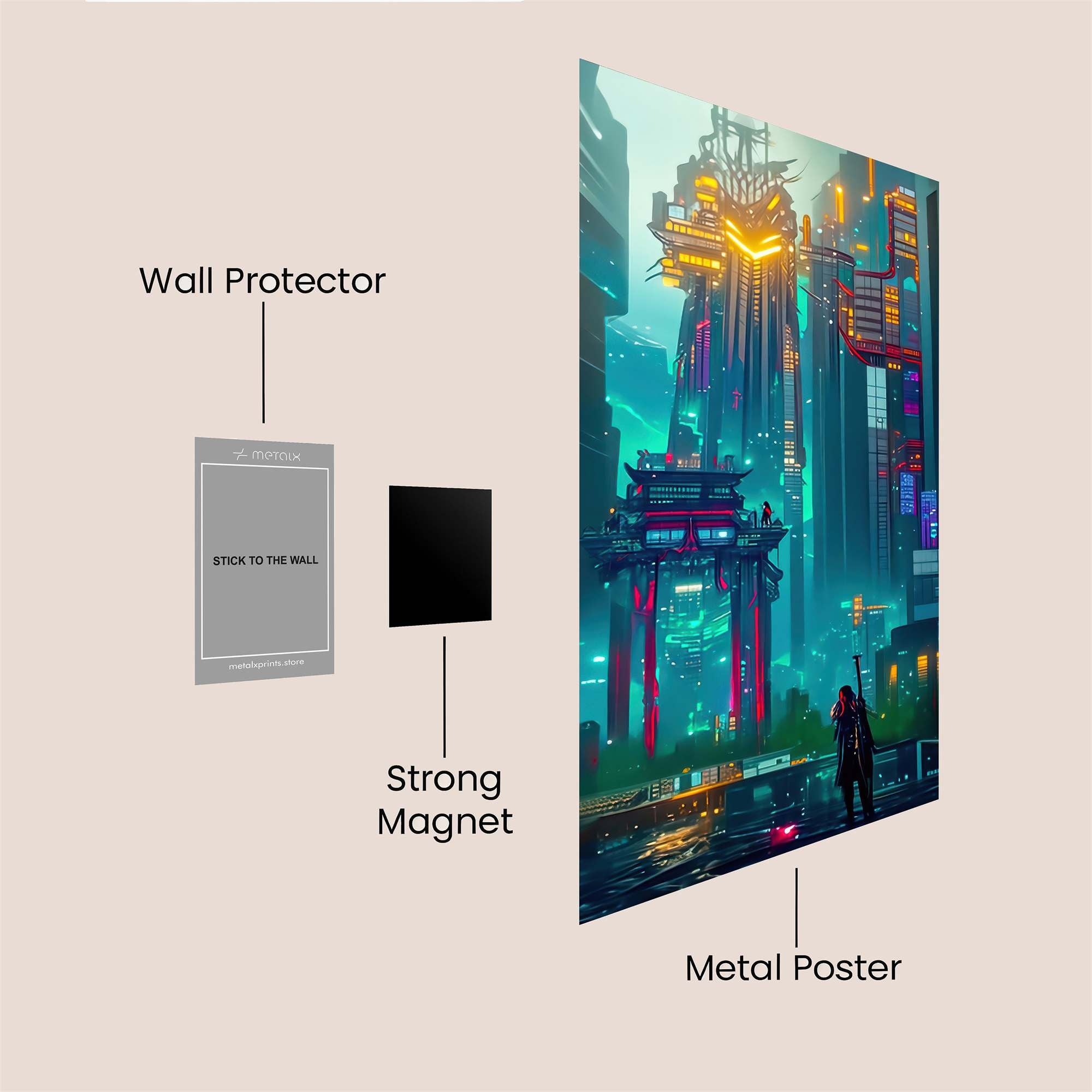 Cyberpunk Serenity Safe Wall Magnetic / M