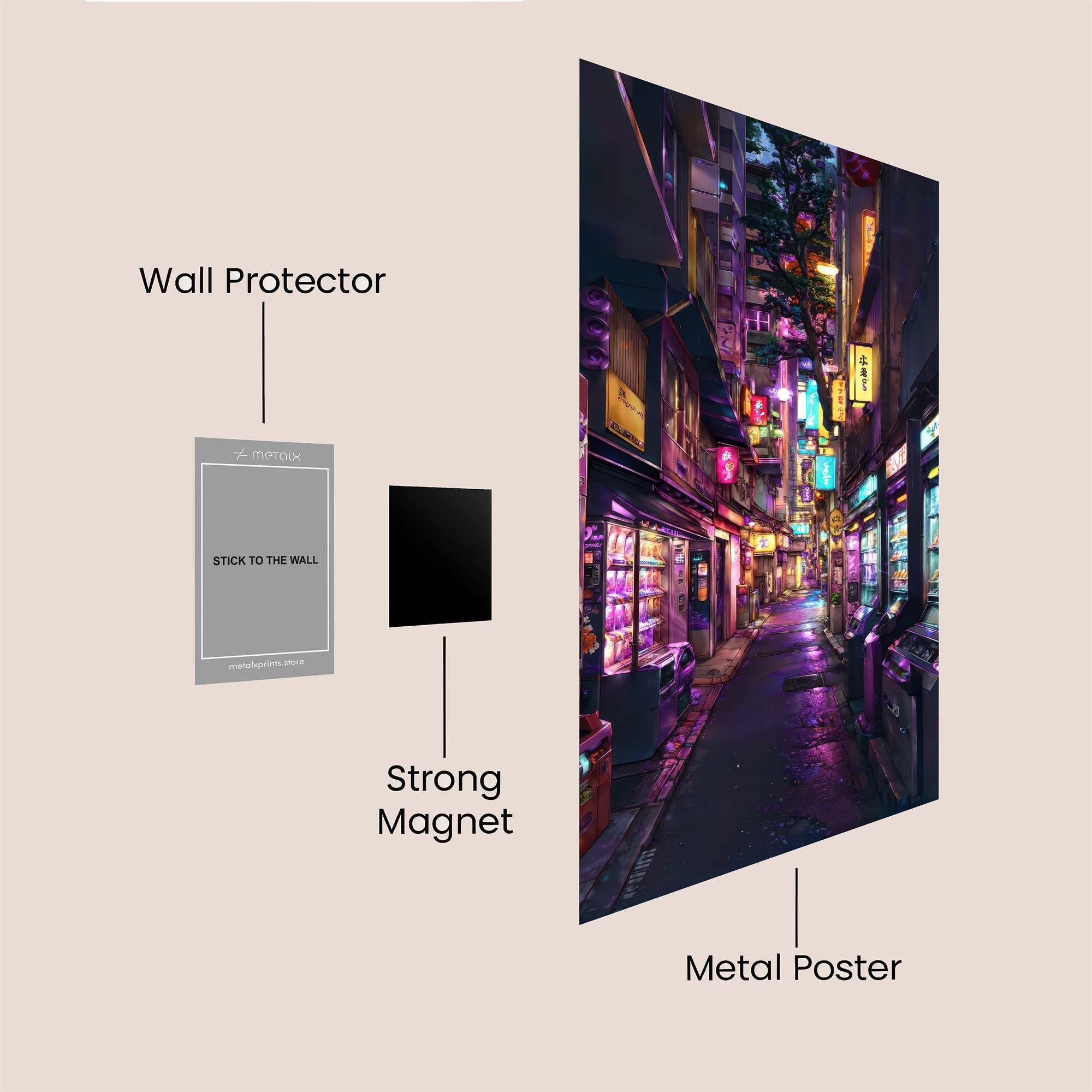 Neon Dream Safe Wall Magnetic / M