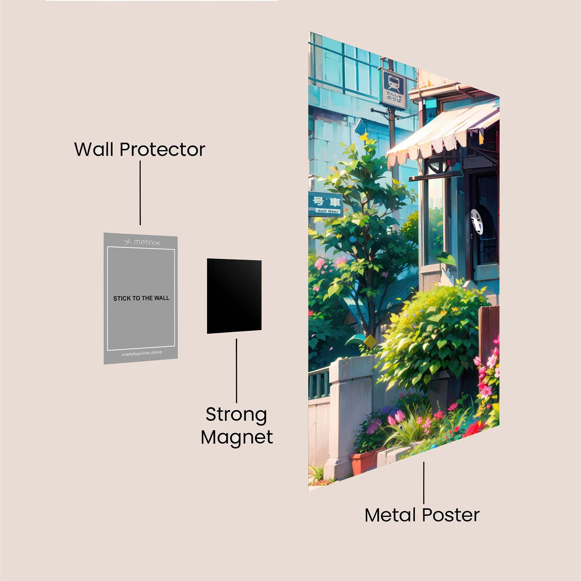 Cafe Serenity Safe Wall Magnetic / M