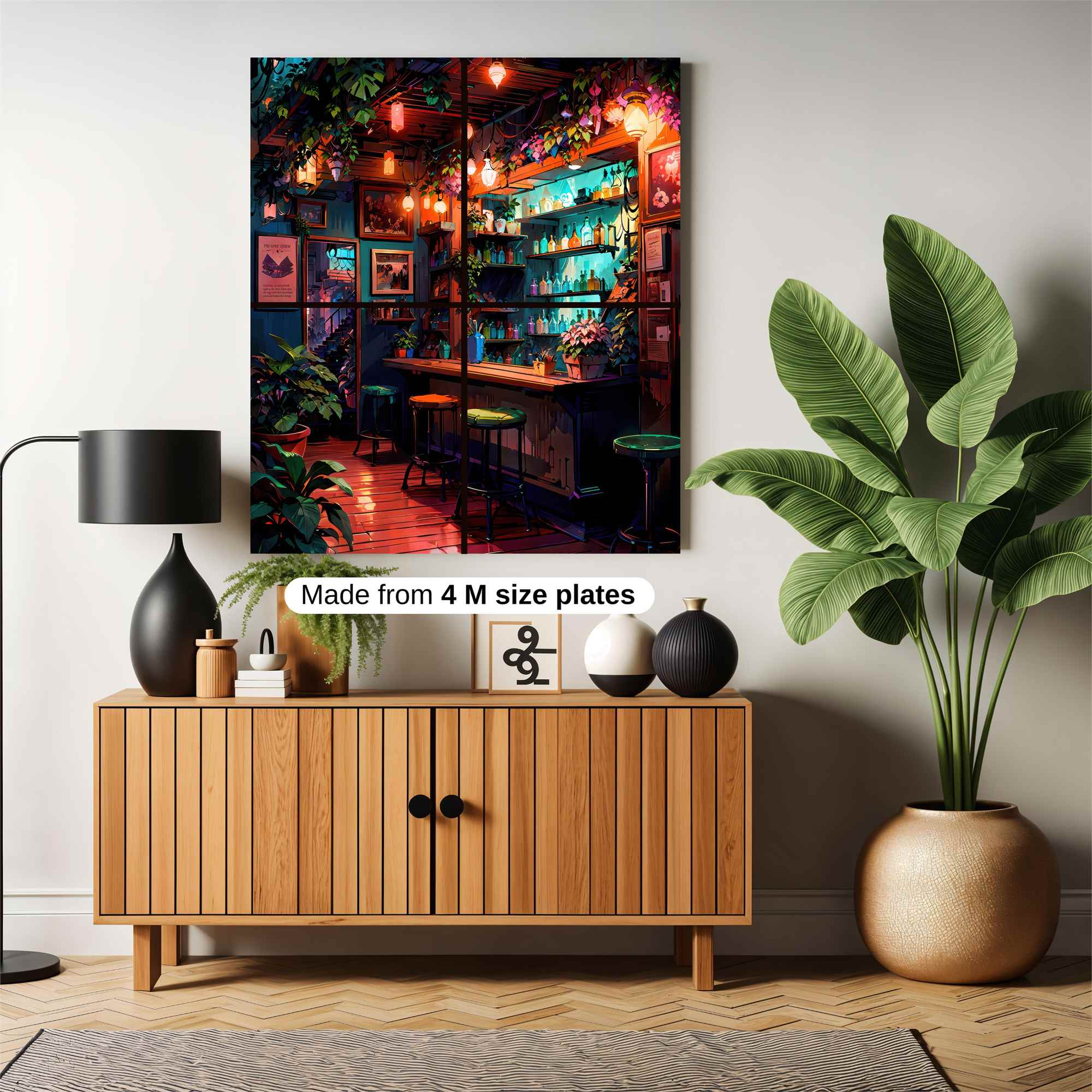 Neon Oasis Safe Wall Magnetic / M