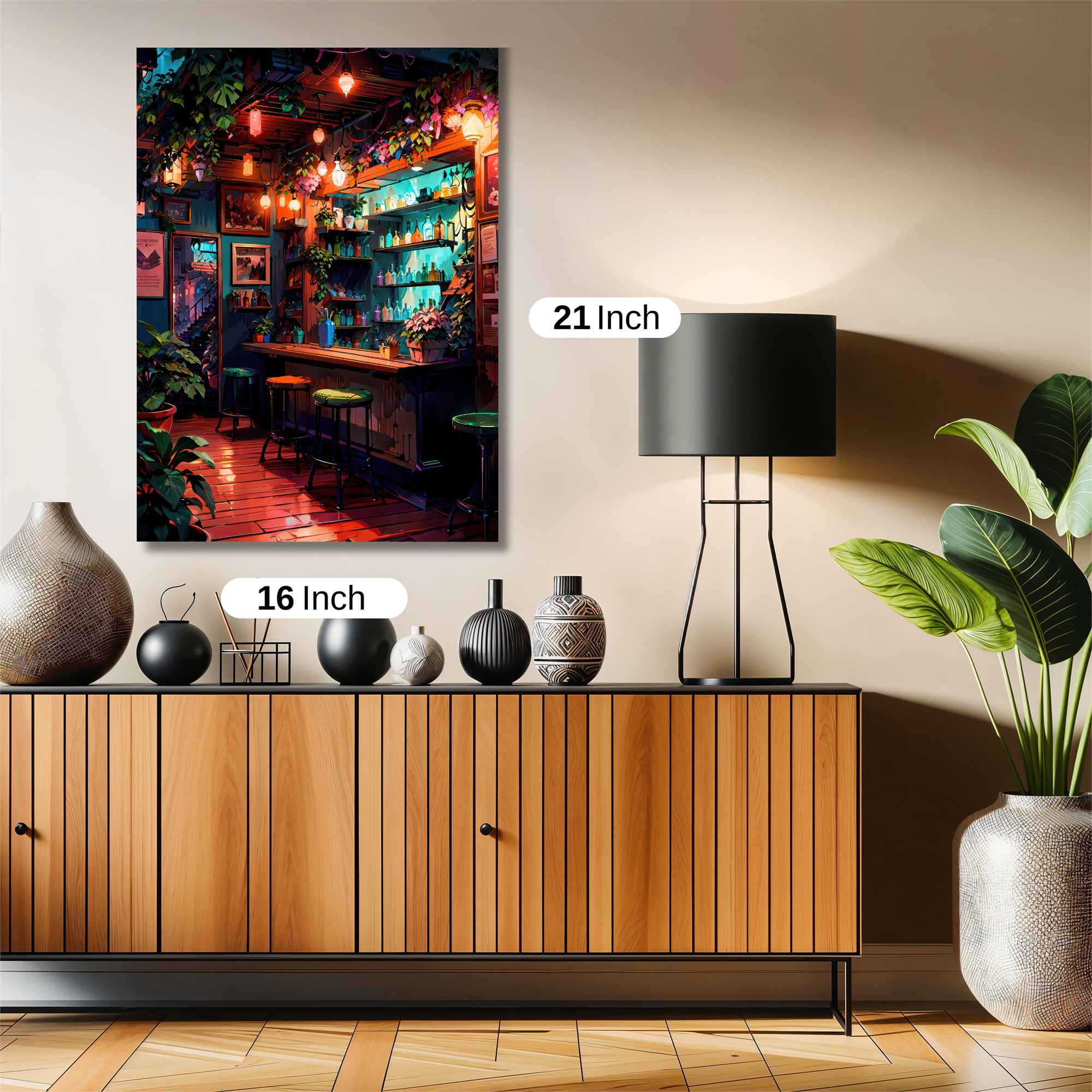 Neon Oasis Safe Wall Magnetic / M