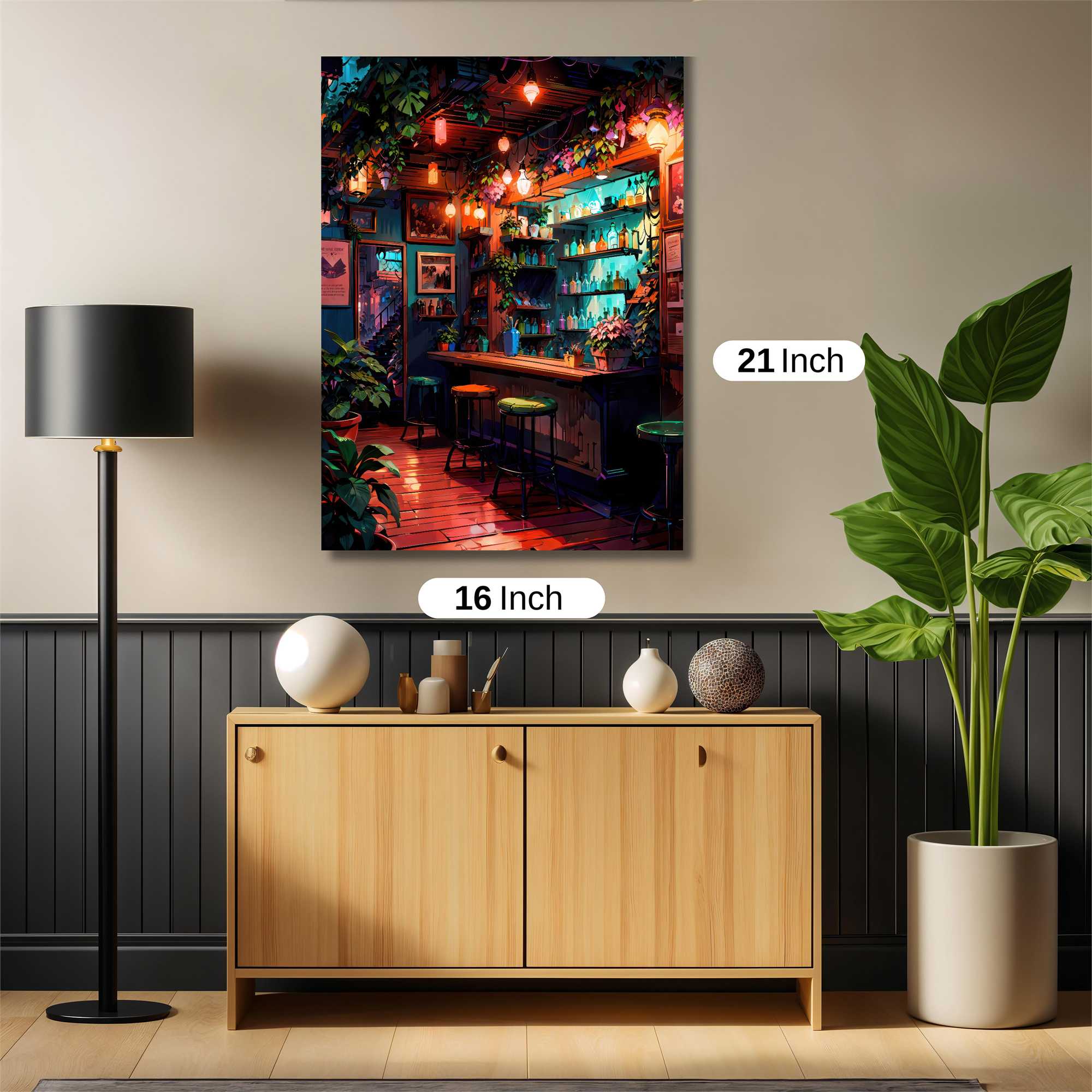 Neon Oasis Safe Wall Magnetic / M