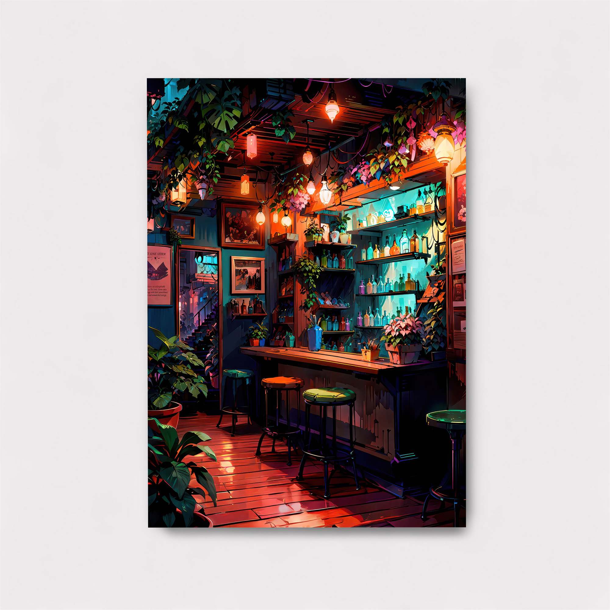 Neon Oasis Safe Wall Magnetic / M