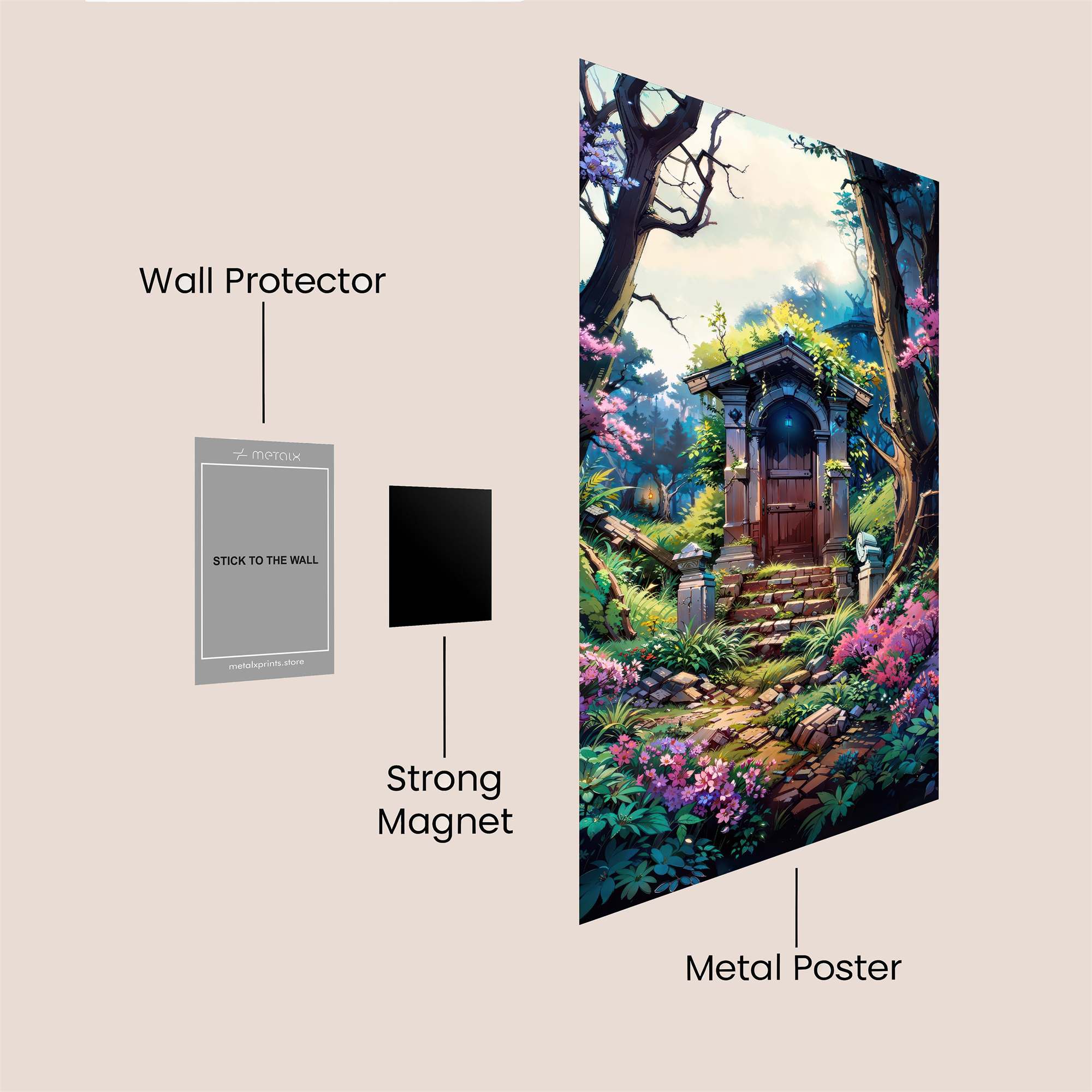 Mystic Enchantment Safe Wall Magnetic / M