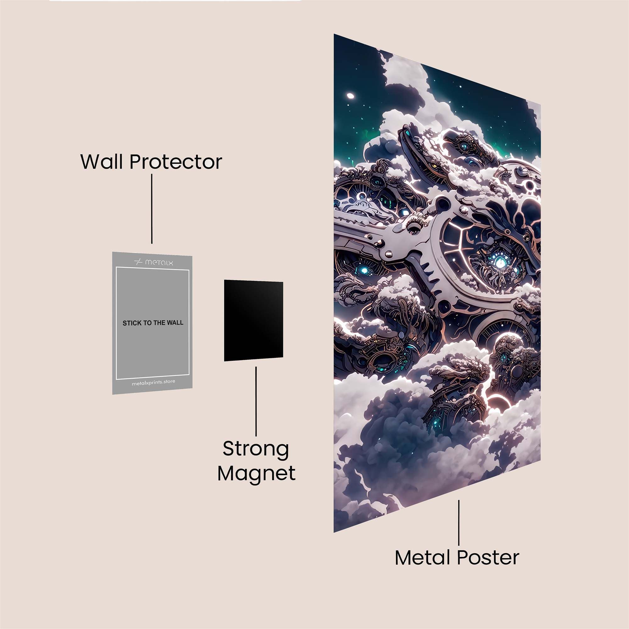 Clockwork Dream Safe Wall Magnetic / M