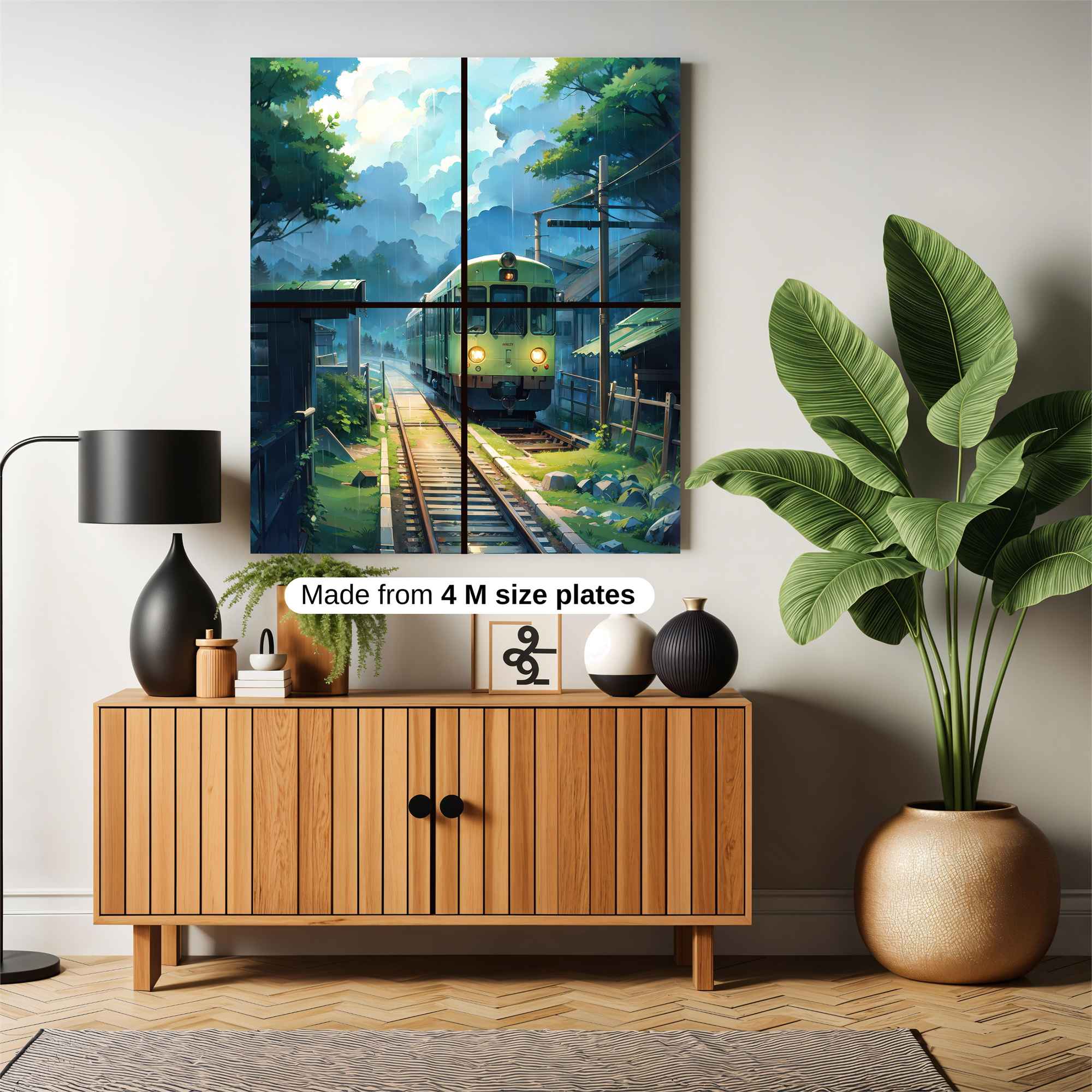 Train Tranquil Safe Wall Magnetic / M