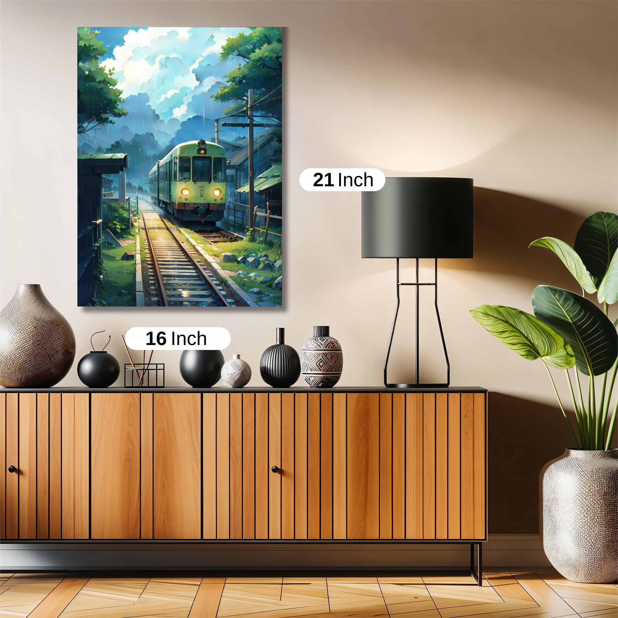 Train Tranquil Safe Wall Magnetic / M