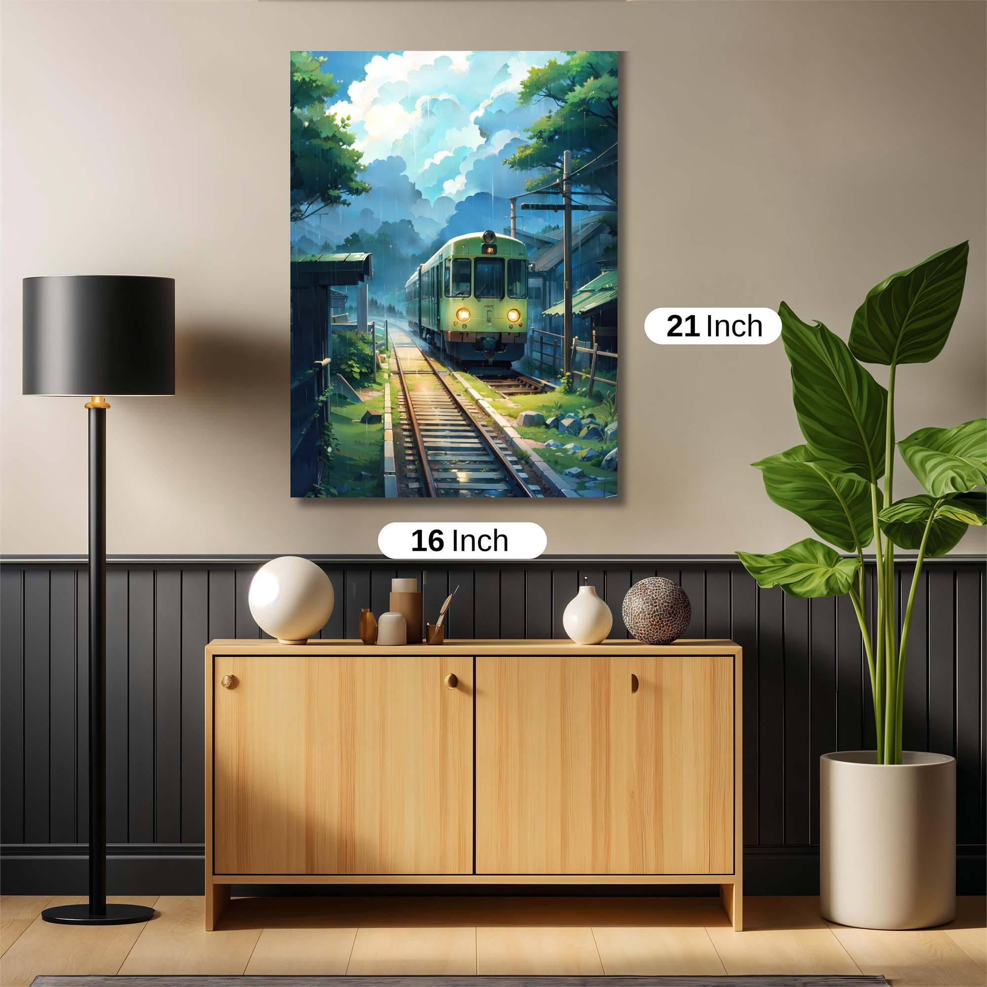 Train Tranquil Safe Wall Magnetic / M