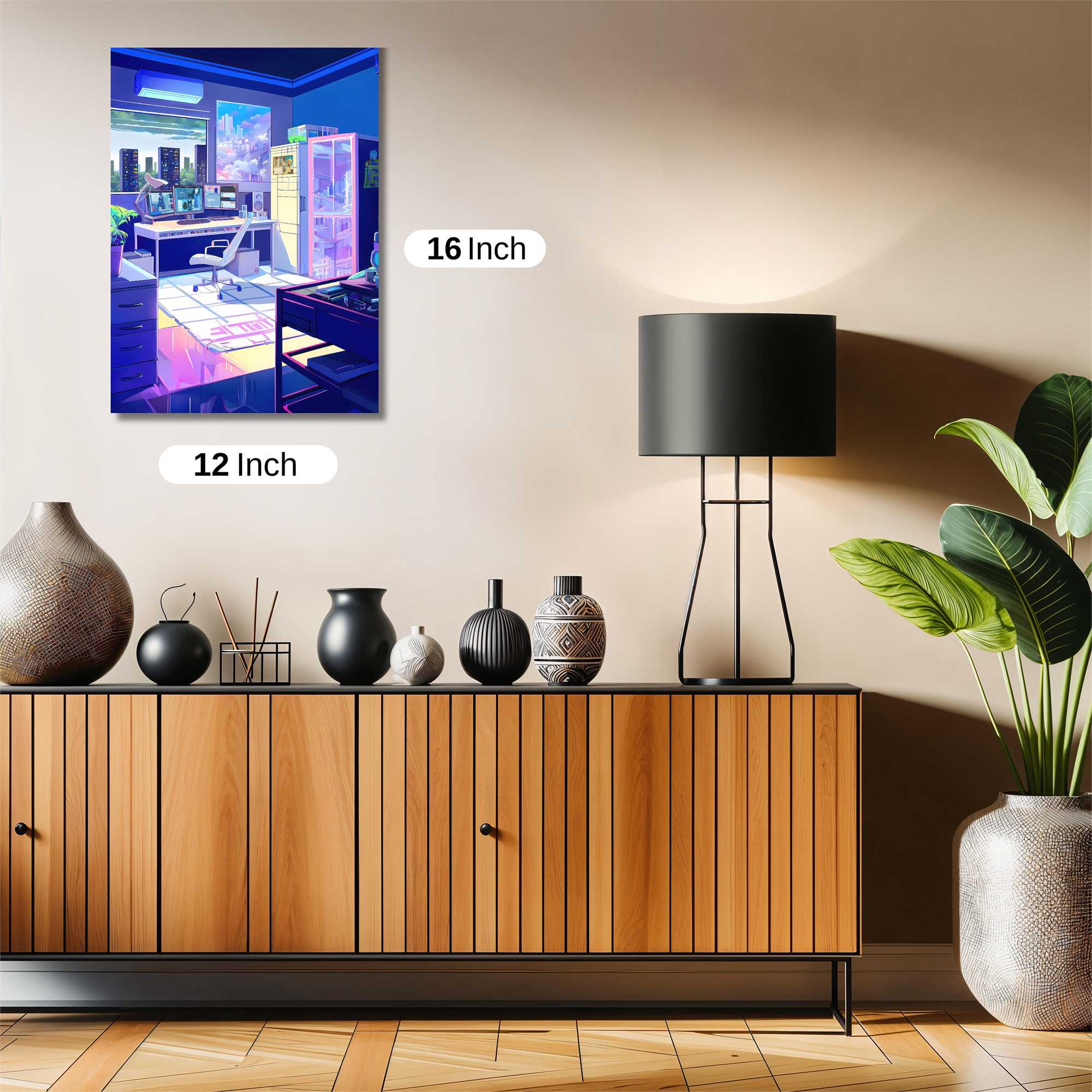 Cyber Serenity Safe Wall Magnetic / M